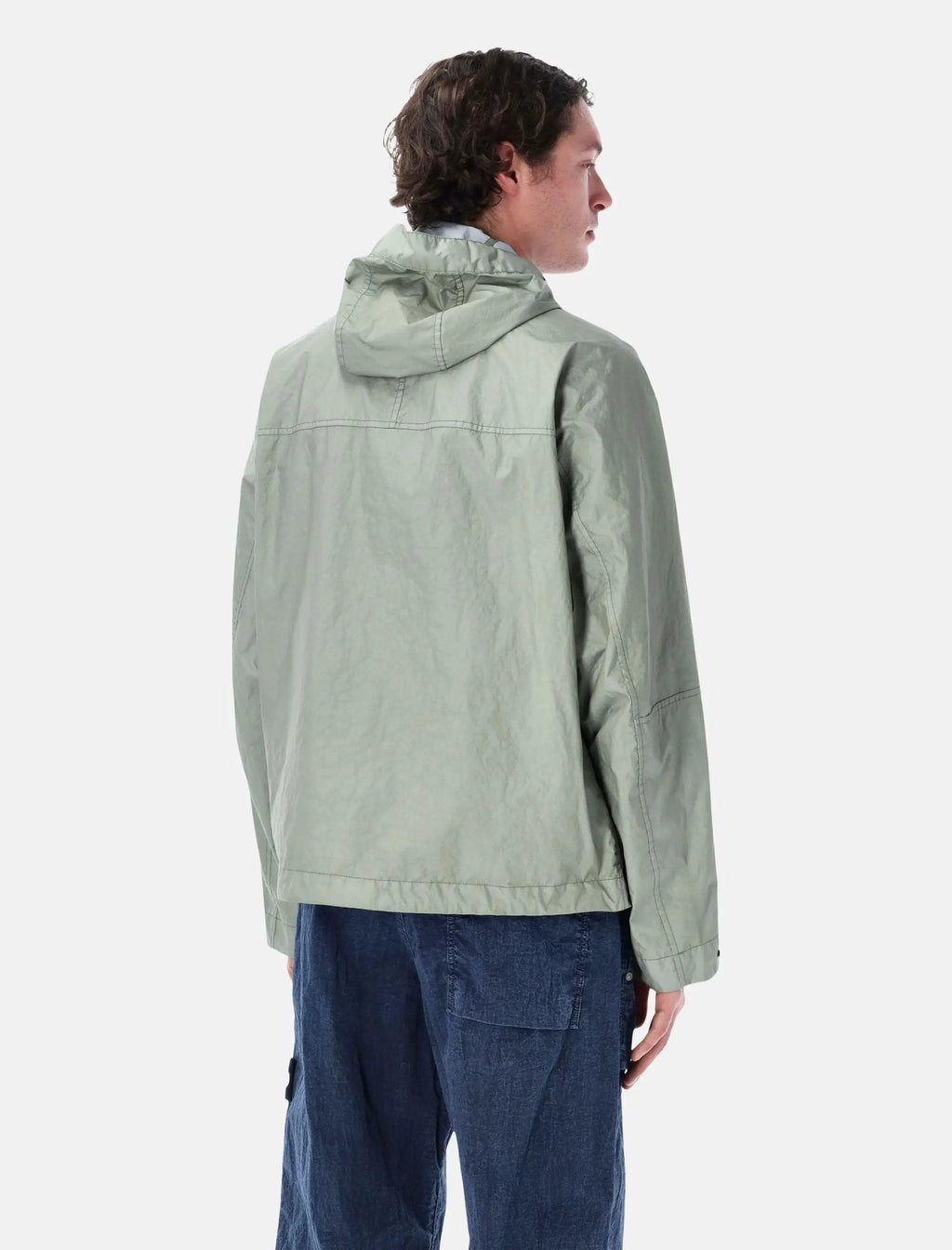 Оригінальна Membrana 3l Tc Hooded Jacket Stone island – вид ззаду