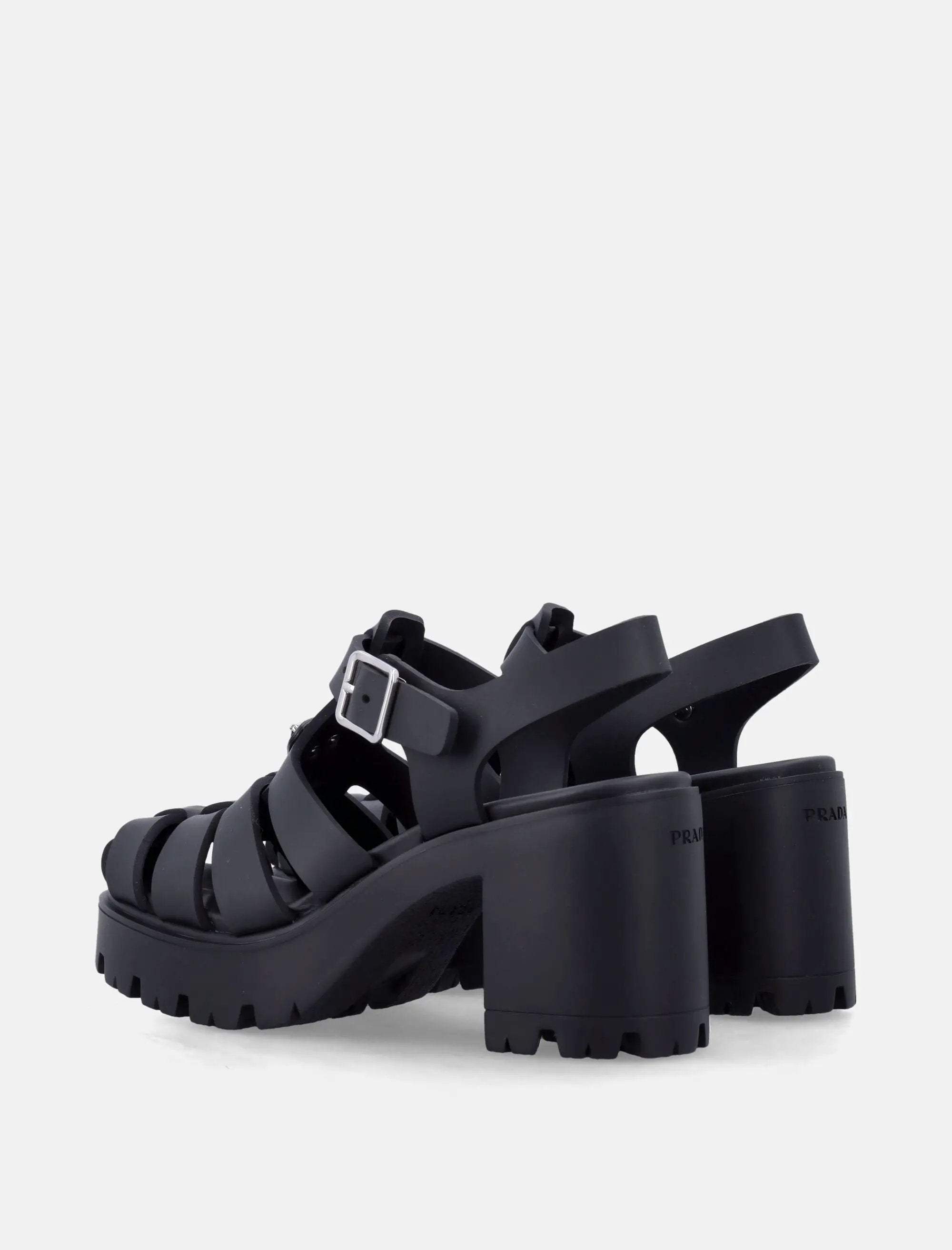 Оригінальна Monolith Rubber Sandals Prada – збільшений вид