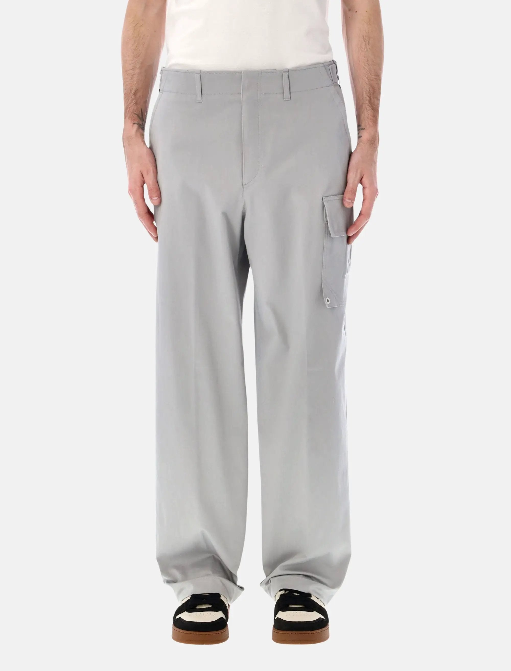 Оригінальна Gabardine Cargo Trousers Fendi – боковий вид