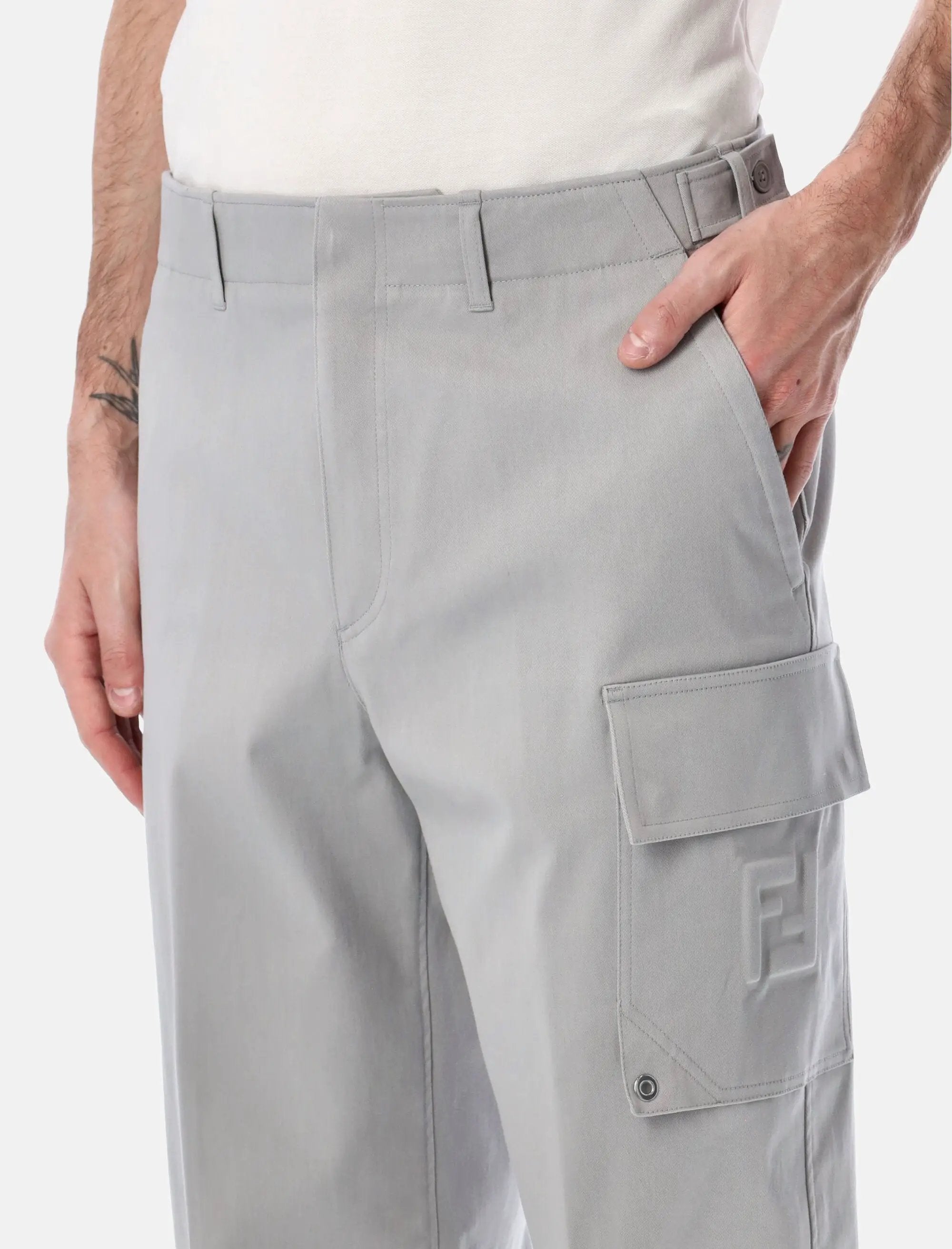 Оригінальна Gabardine Cargo Trousers Fendi – детальний вид