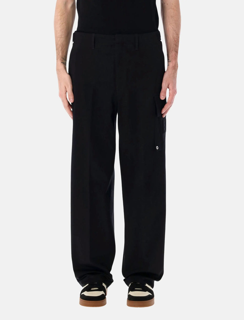 Оригінальна Gabardine Cargo Trousers Fendi – боковий вид