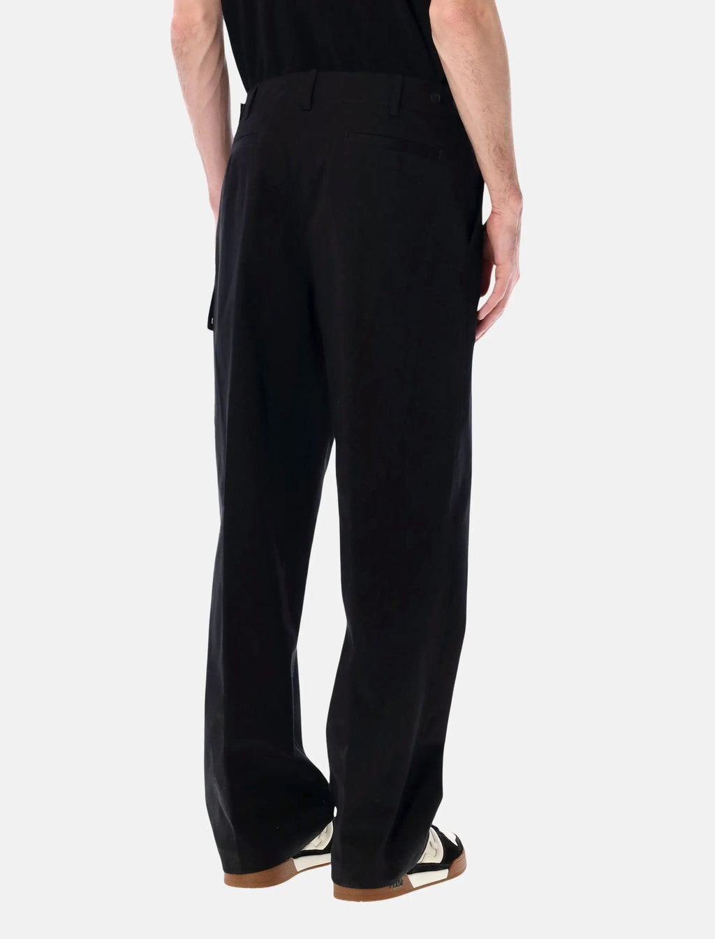 Оригінальна Gabardine Cargo Trousers Fendi – вид ззаду