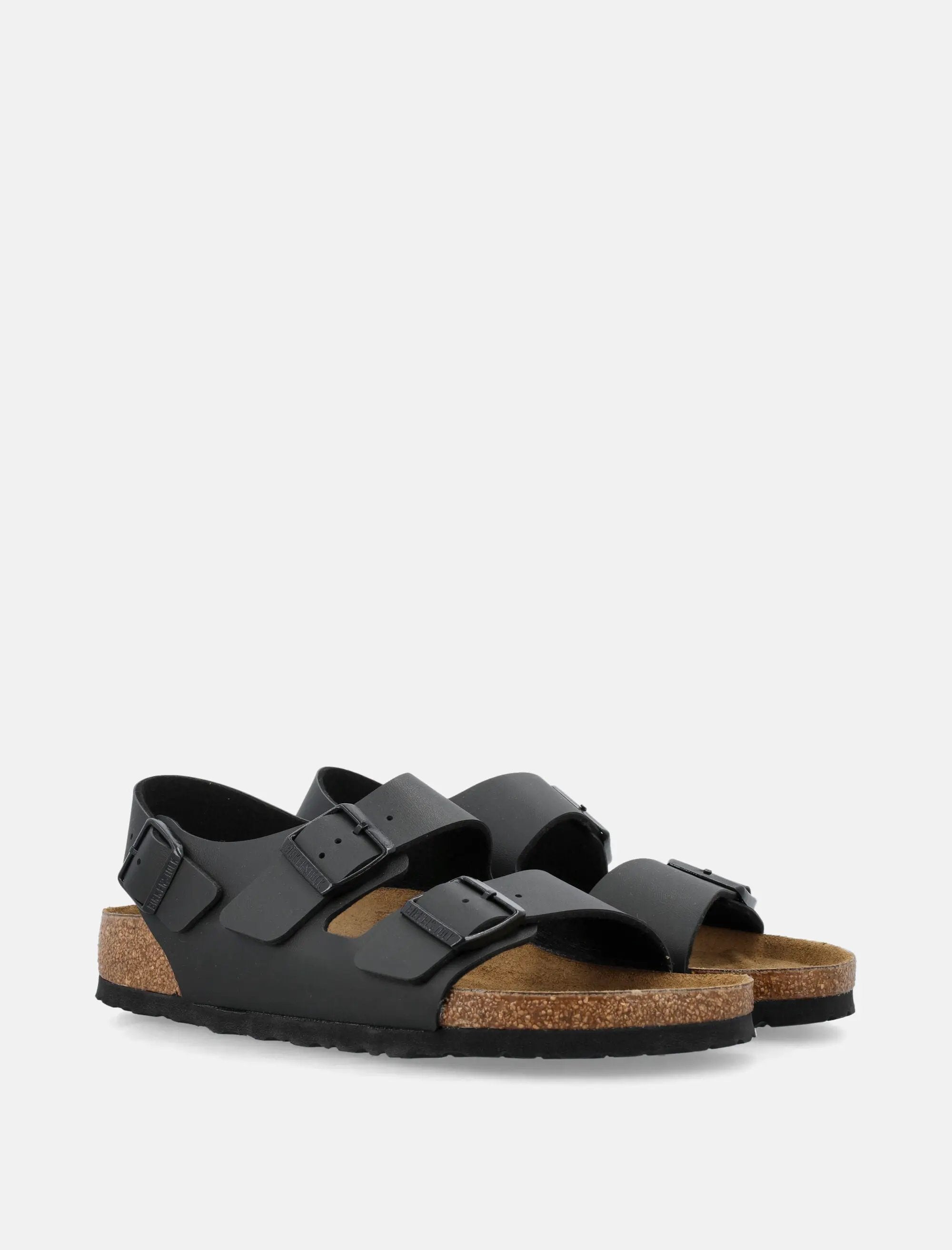 Black Milano Birko Flor Sandals Birkenstock – Гарантія оригінальності – вид ззаду - BIRKENSTOCK
