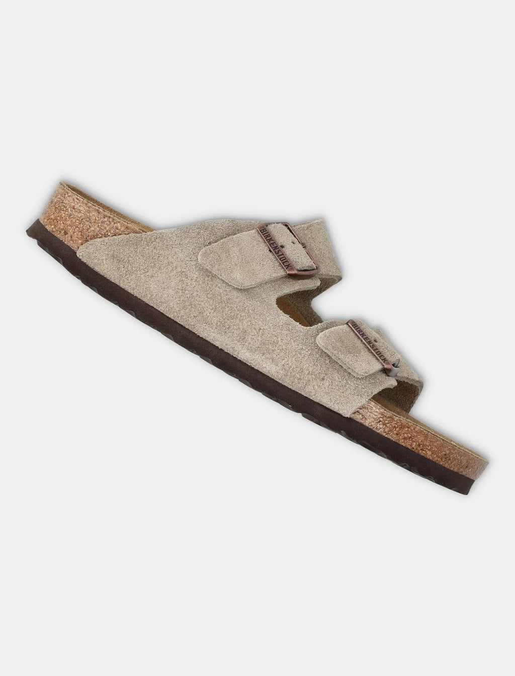 Arizona Suede Flat Sandals In Taupe Birkenstock оригінал – Купити в Україні – детальний вид