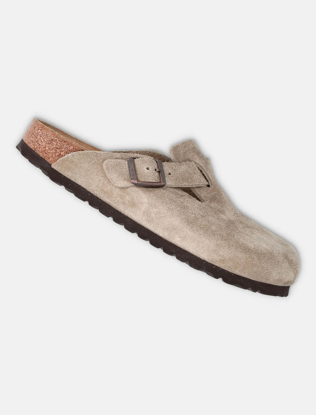 Оригінальна Boston Suede Taupe Birkenstock – детальний вид
