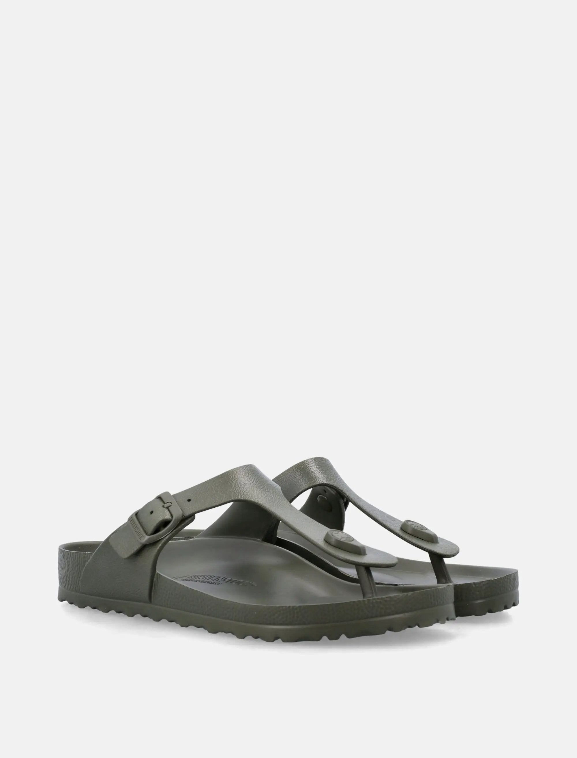 Gizeh Eva Sandals Khaki Birkenstock оригінал – Купити в Україні – вид ззаду - BIRKENSTOCK