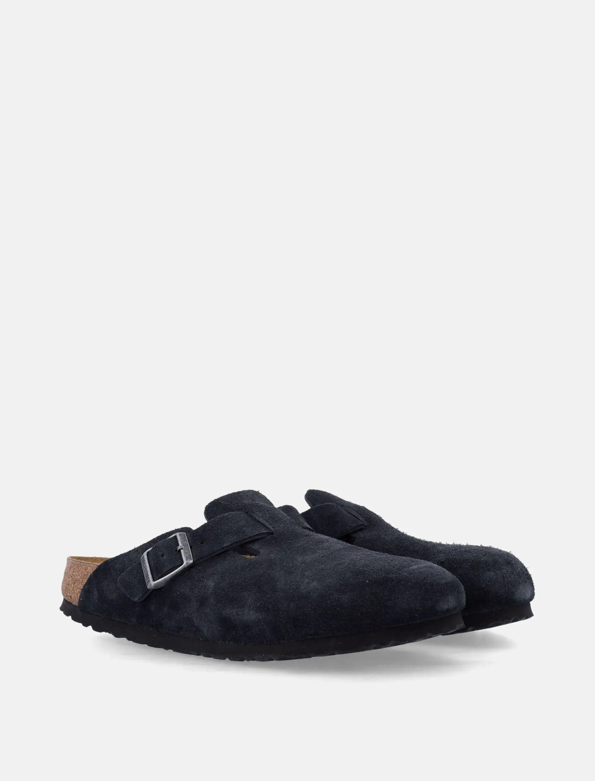 Оригінальна Boston Clog Soft Footbed Black Birkenstock – вид ззаду - BIRKENSTOCK