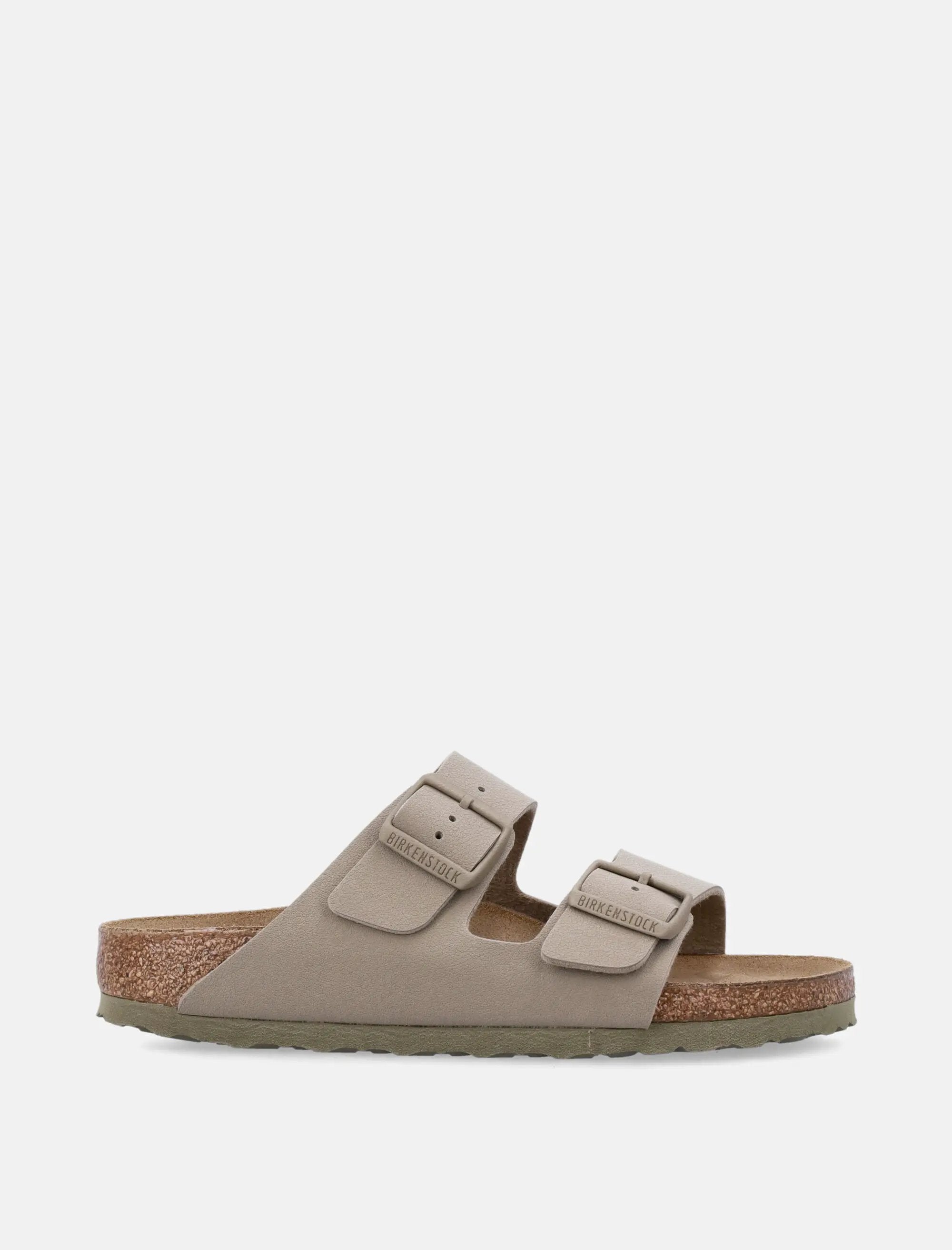 Arizona Birkoflor Khaki Sandals Birkenstock оригінал – Купити в Україні – боковий вид - BIRKENSTOCK