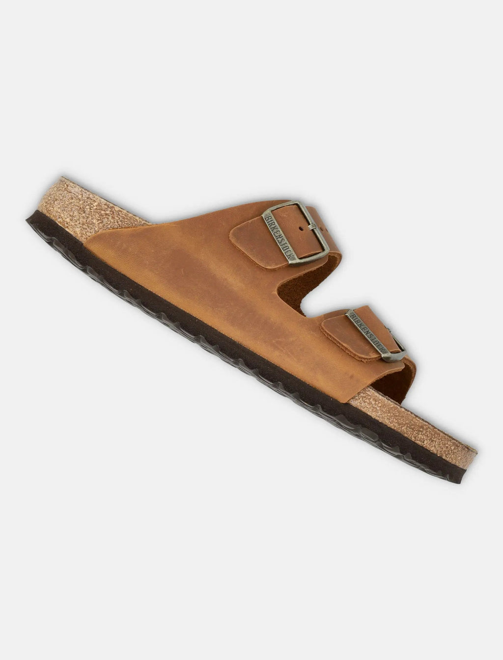 Оригінальна Arizona Oiled Leather Sandals Cognac Birkenstock – детальний вид