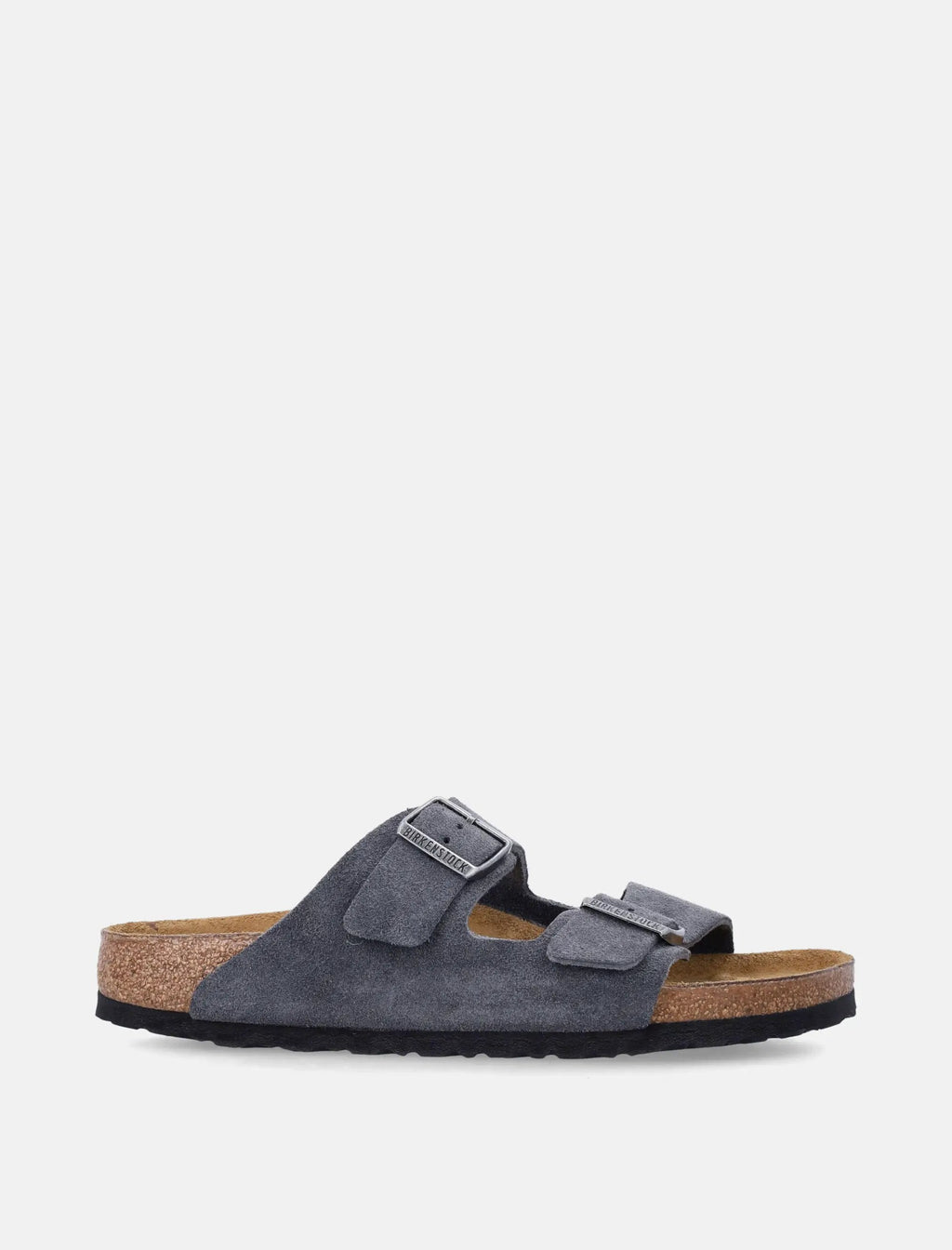 Оригінальна Arizona Charcoal Suede Sandals Birkenstock – боковий вид