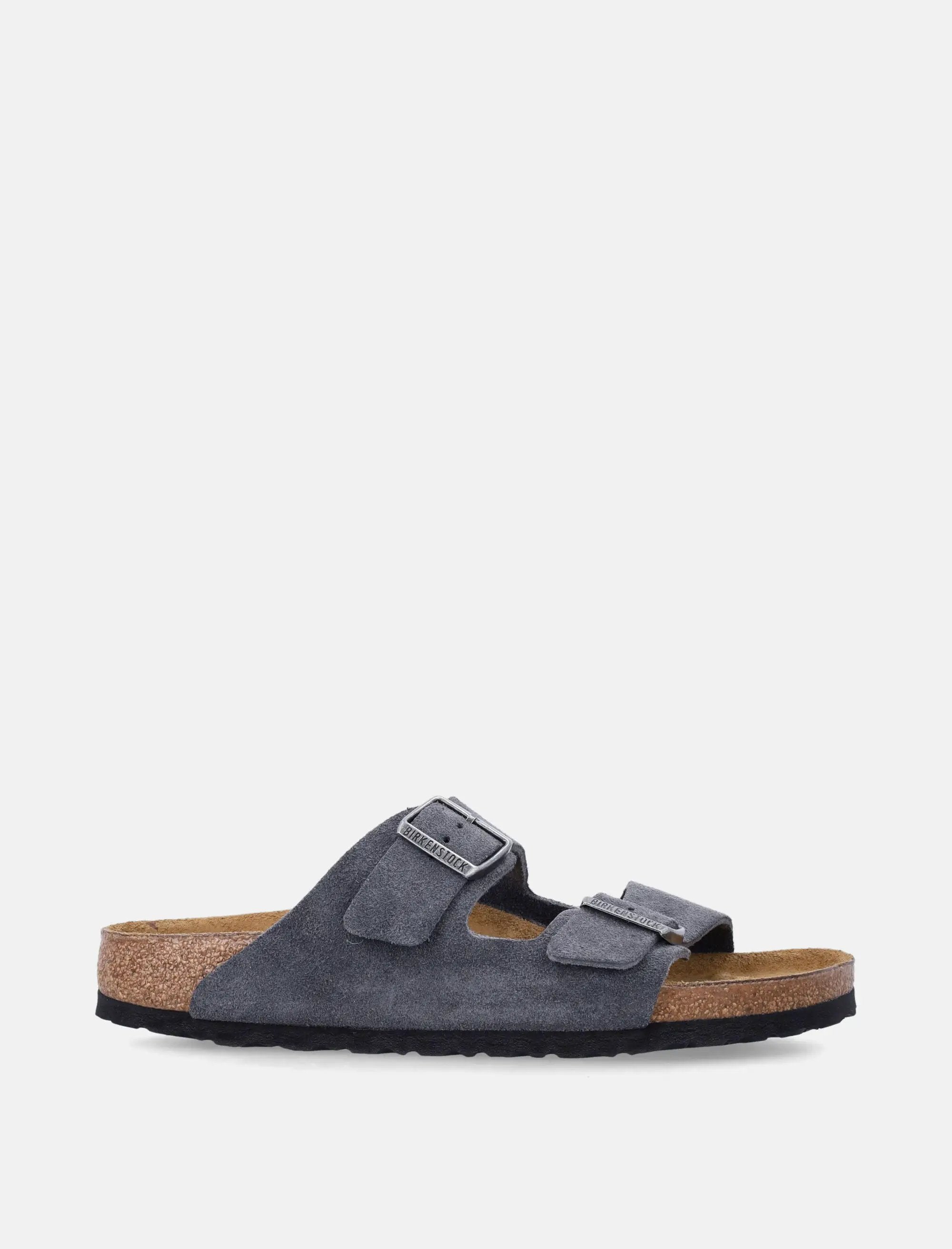 Оригінальна Arizona Charcoal Suede Sandals Birkenstock – боковий вид - BIRKENSTOCK