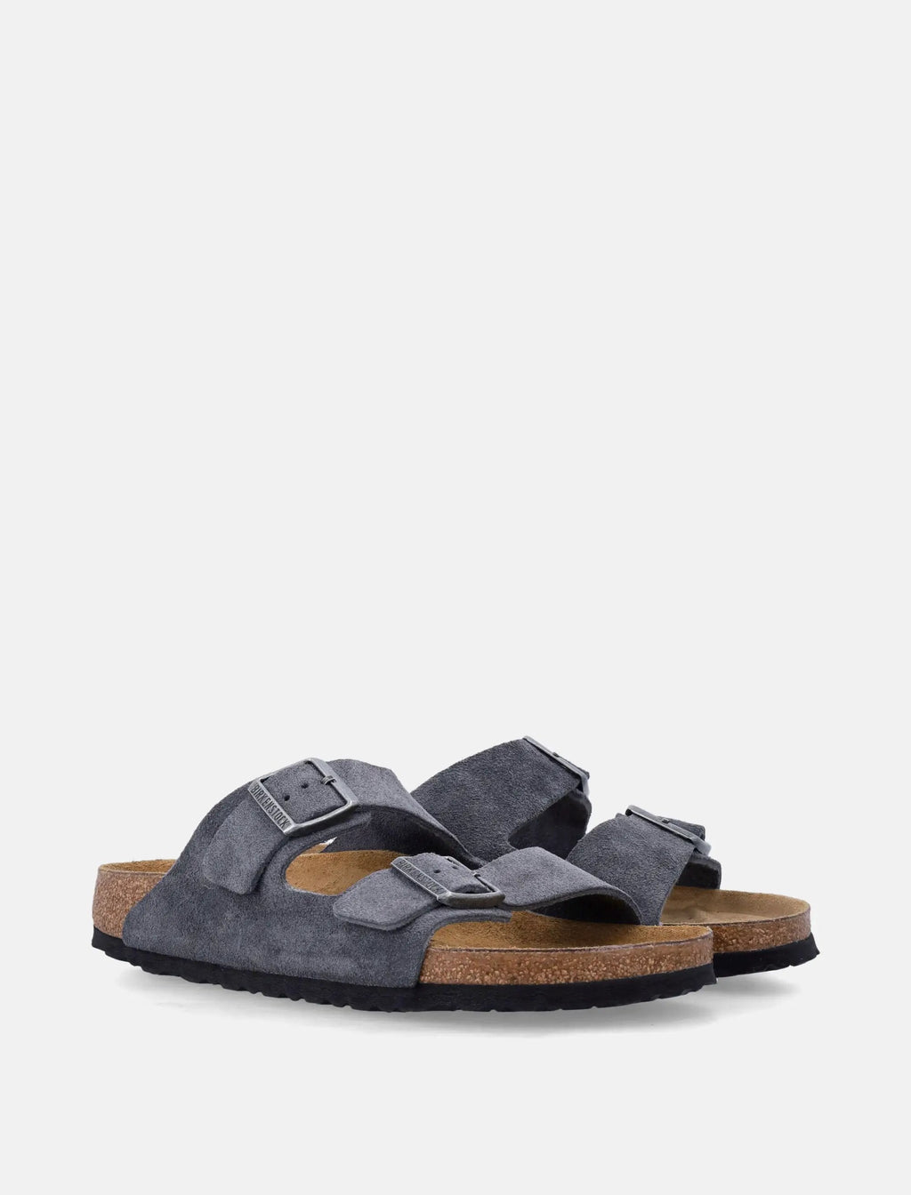 Оригінальна Arizona Charcoal Suede Sandals Birkenstock – вид ззаду