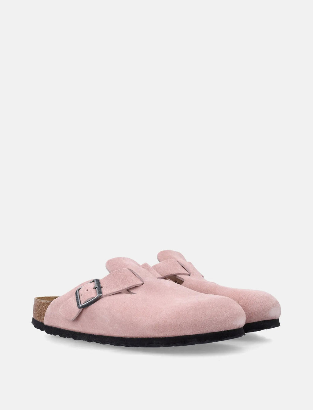 Boston Pink Suede Clog Birkenstock – Гарантія оригінальності – вид ззаду