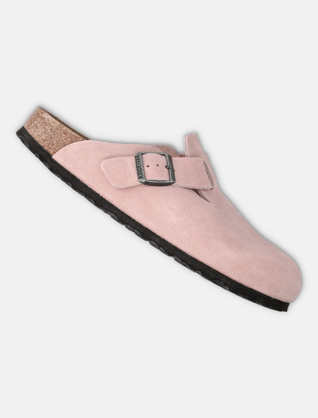 Boston Pink Suede Clog Birkenstock – Гарантія оригінальності – детальний вид