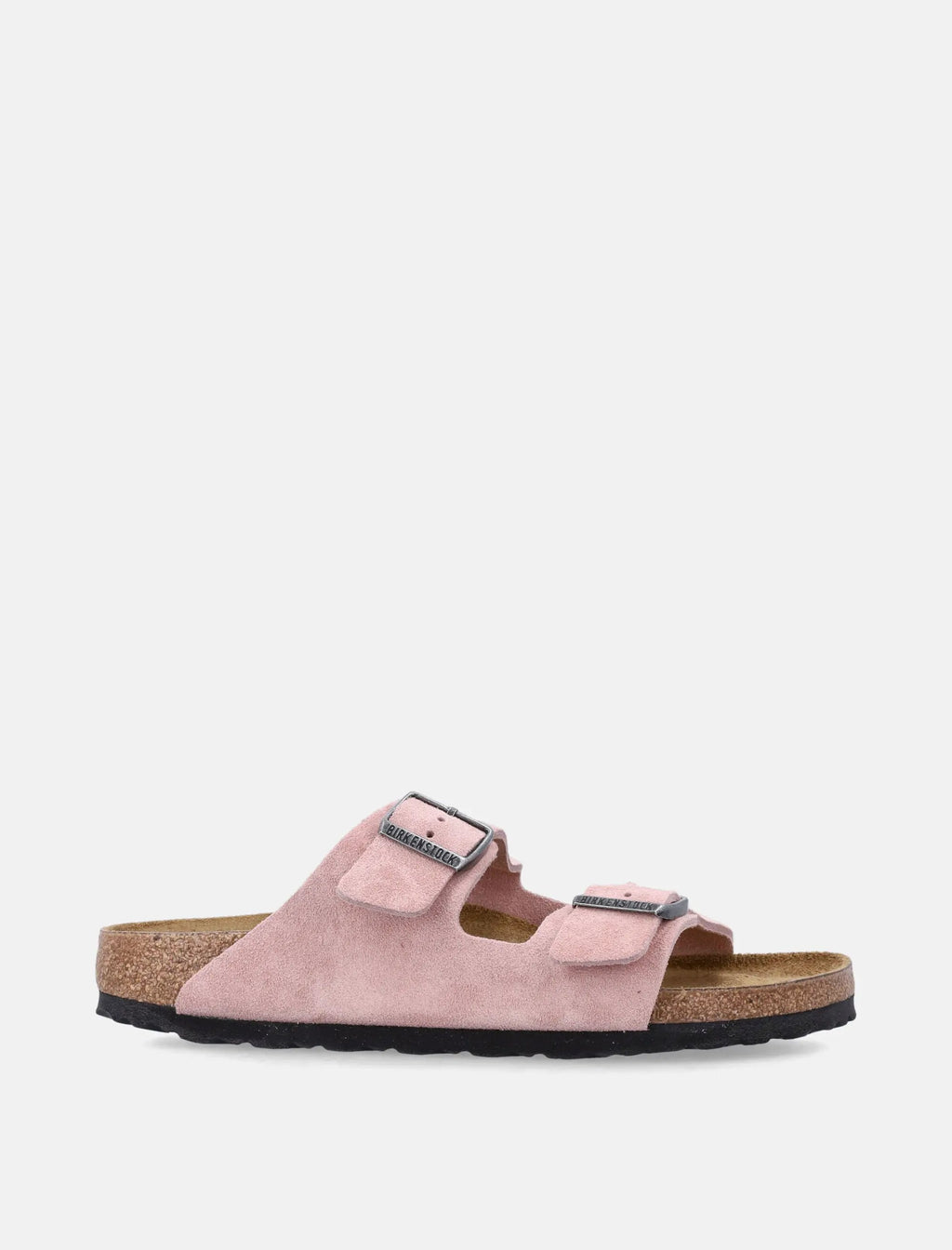 Arizona Pink Suede Sandals Birkenstock – Гарантія оригінальності – боковий вид