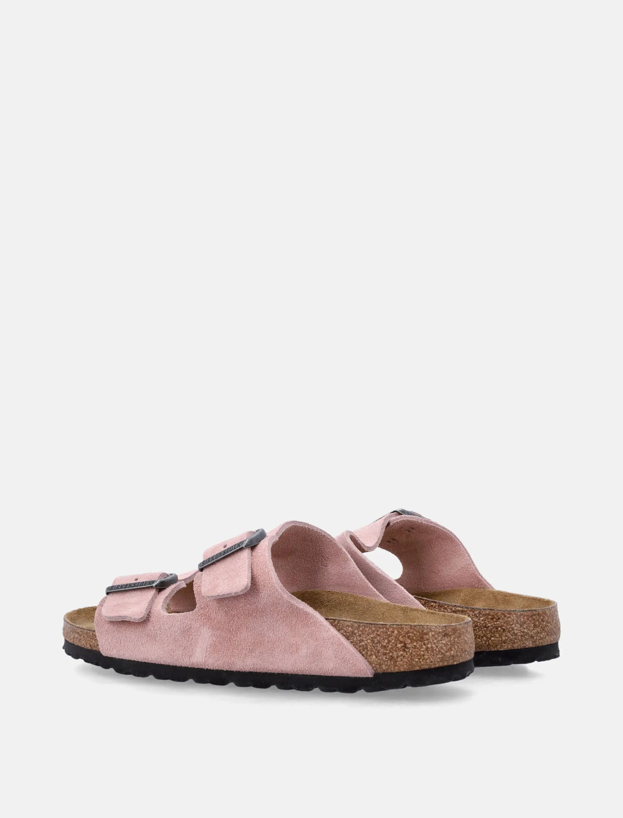 Arizona Pink Suede Sandals Birkenstock – Гарантія оригінальності – збільшений вид - BIRKENSTOCK