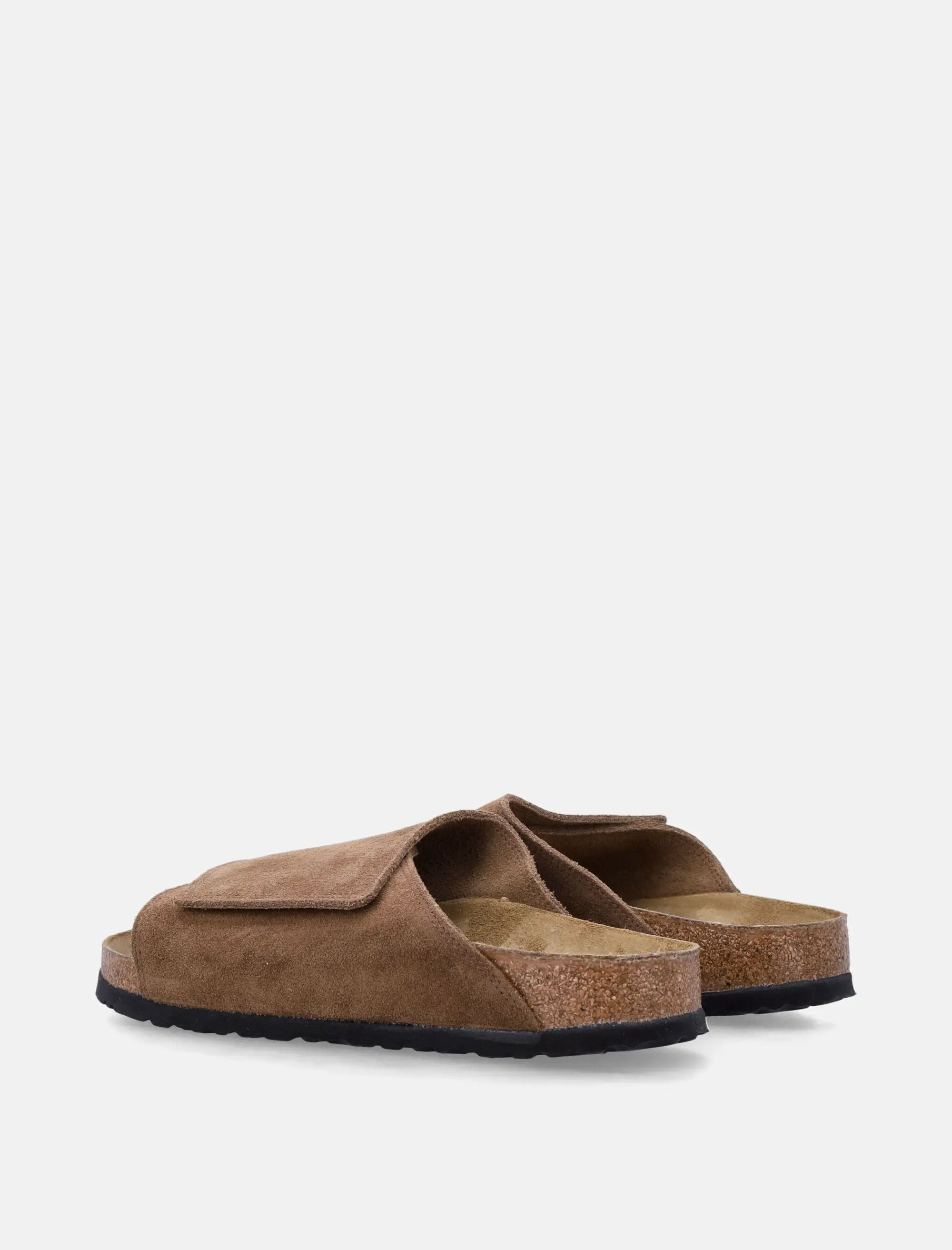 Solana Dark Tea VL Suede Sandals Birkenstock оригінал – Купити в Україні – збільшений вид - BIRKENSTOCK