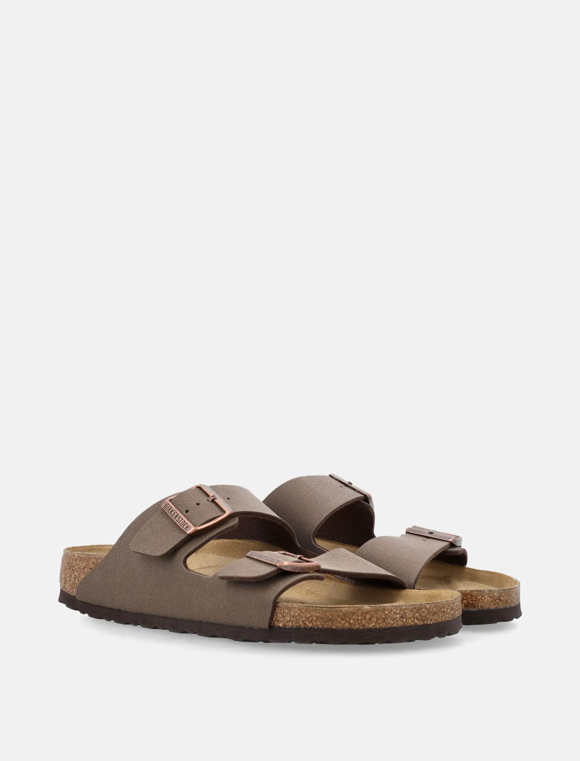 Оригінальна Arizona Mocca Birko Flor Narrow Sandals Birkenstock – вид ззаду - BIRKENSTOCK