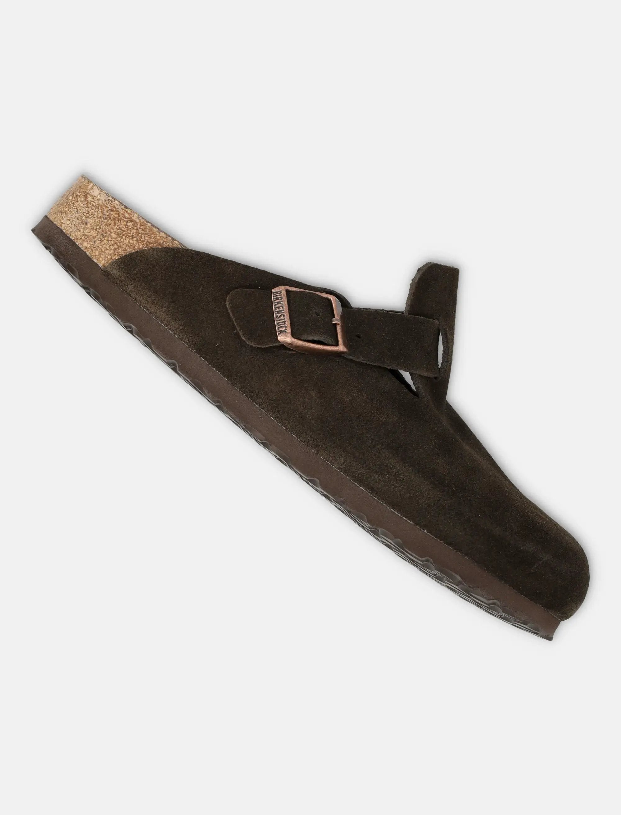 Оригінальна Boston Mocca Suede Mule Birkenstock – детальний вид - BIRKENSTOCK