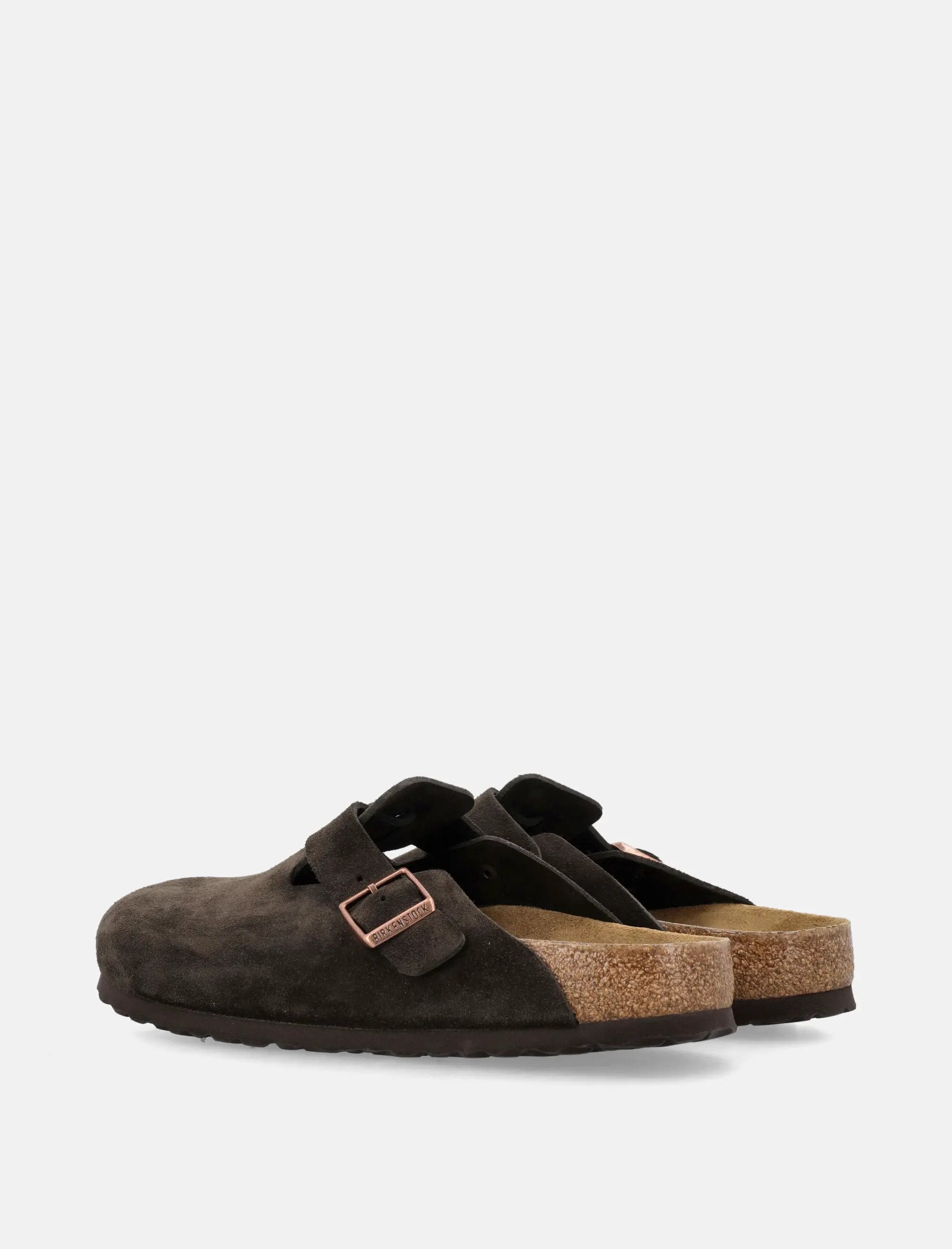 Оригінальна Boston Mocca Suede Mule Birkenstock – збільшений вид - BIRKENSTOCK