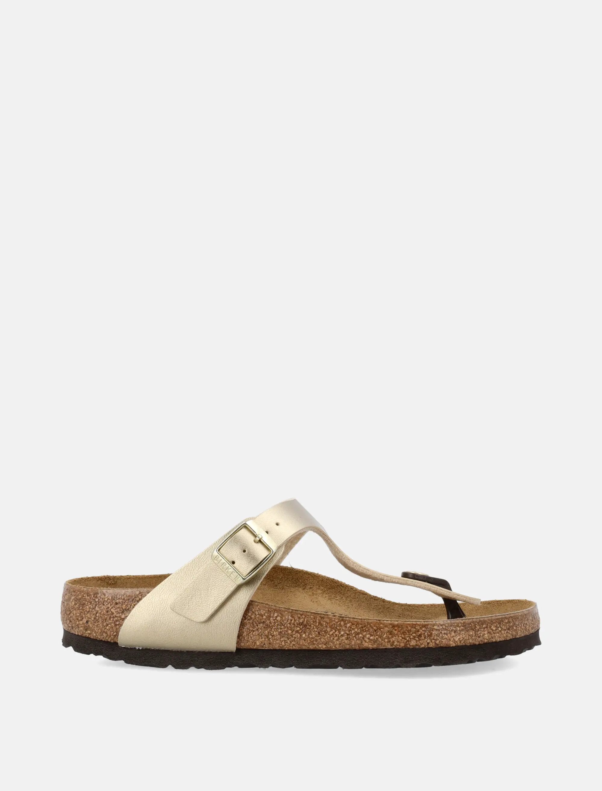 Gizeh Birko Flor® Gold Sandals Birkenstock оригінал – Купити в Україні – боковий вид - BIRKENSTOCK