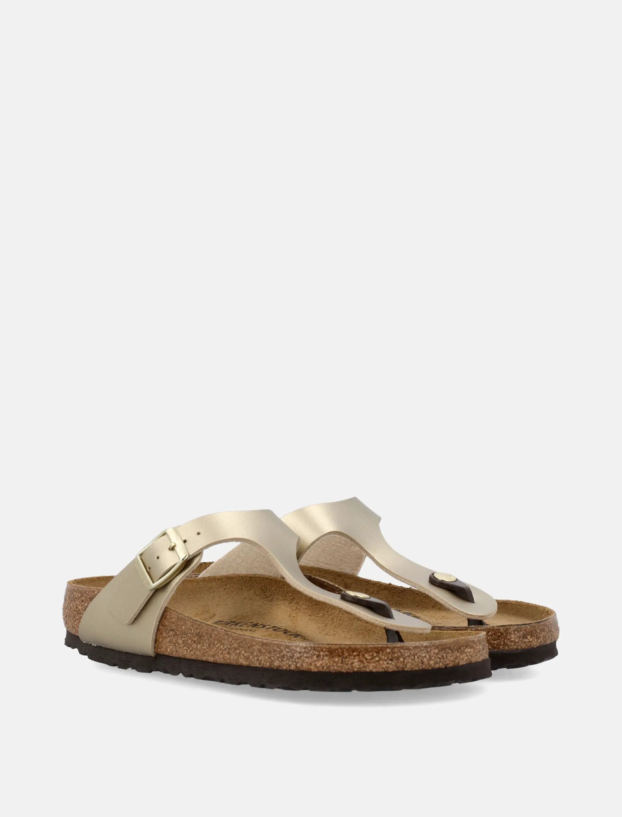 Gizeh Birko Flor® Gold Sandals Birkenstock оригінал – Купити в Україні – вид ззаду - BIRKENSTOCK