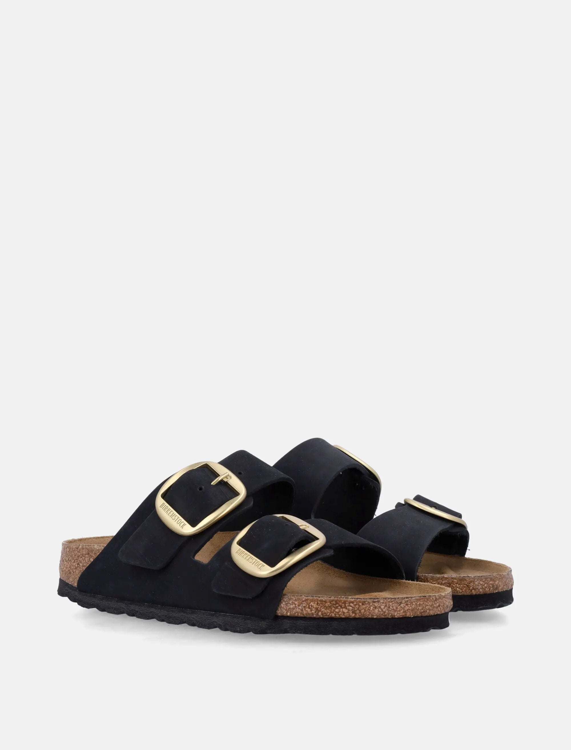 Arizona Big Buckle Nubuck Leather Sandals Birkenstock – Гарантія оригінальності – вид ззаду - BIRKENSTOCK