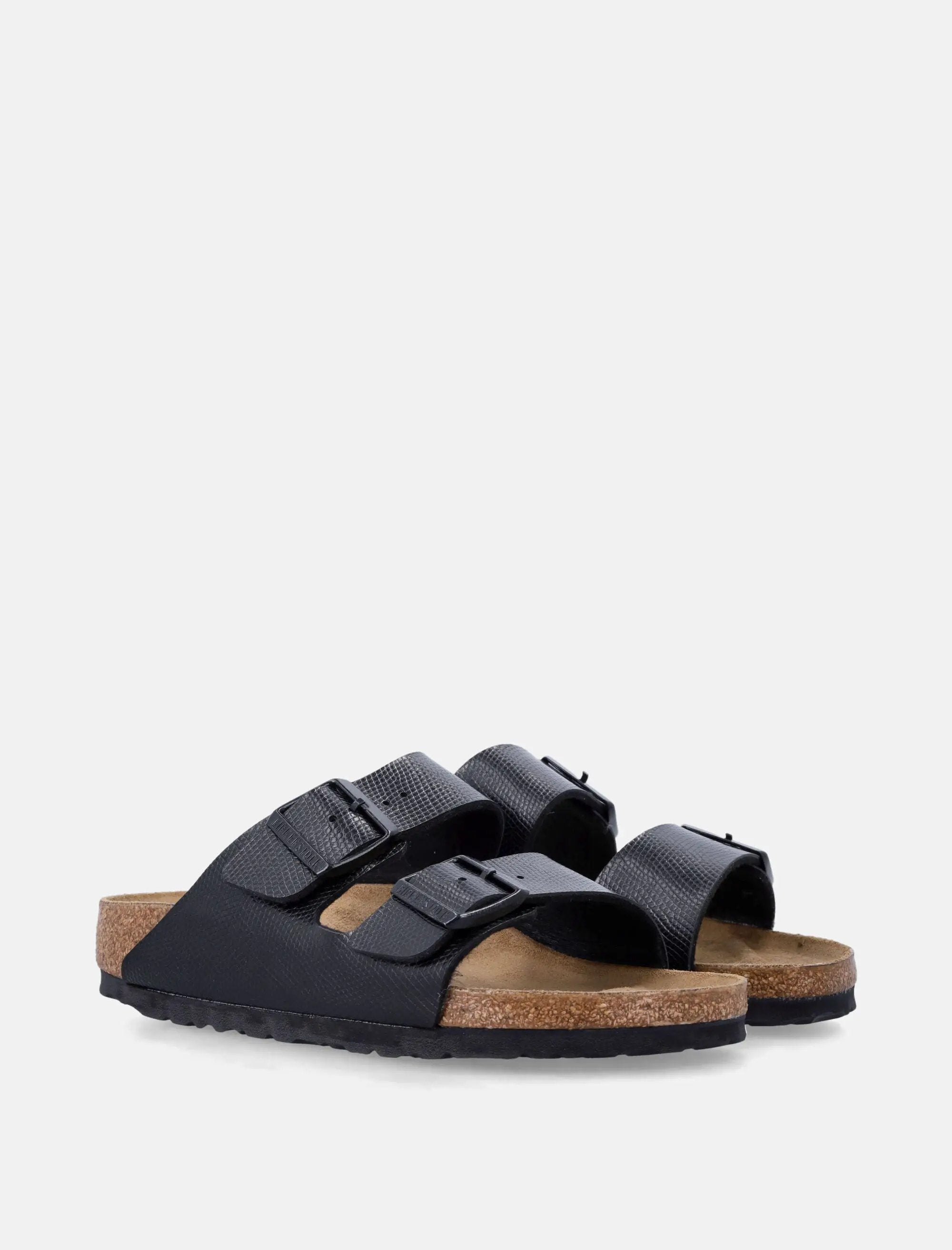 Arizona Shiny Embossed Birko Flor Sandals Birkenstock – Гарантія оригінальності – вид ззаду - BIRKENSTOCK