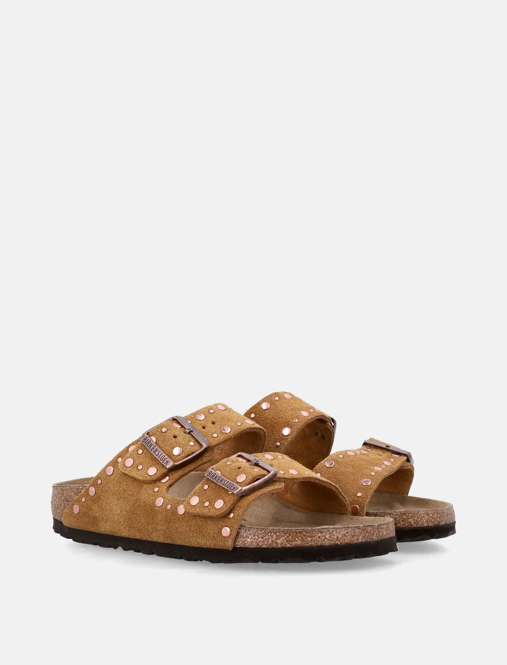 Arizona Rivet Mink Suede Sandal Birkenstock – Гарантія оригінальності – вид ззаду