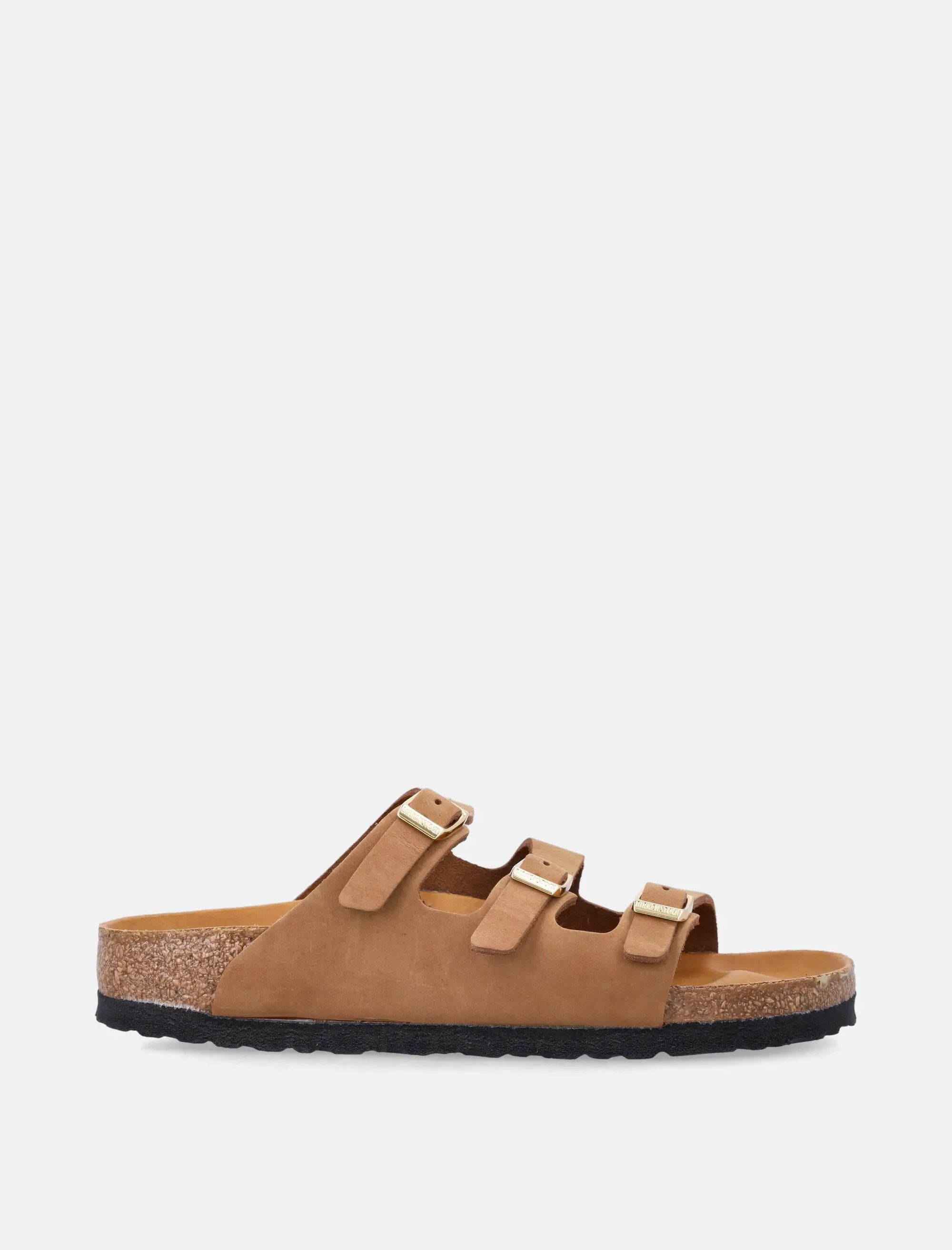 Оригінальна Florida Fresh Mink Nubuck Sandal Birkenstock – боковий вид - BIRKENSTOCK