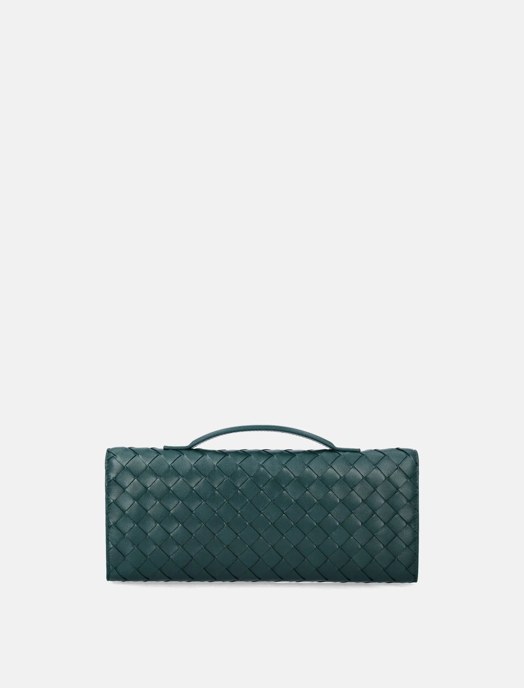Andiamo Intrecciato Leather Clutch Bottega veneta – Гарантія оригінальності – збільшений вид