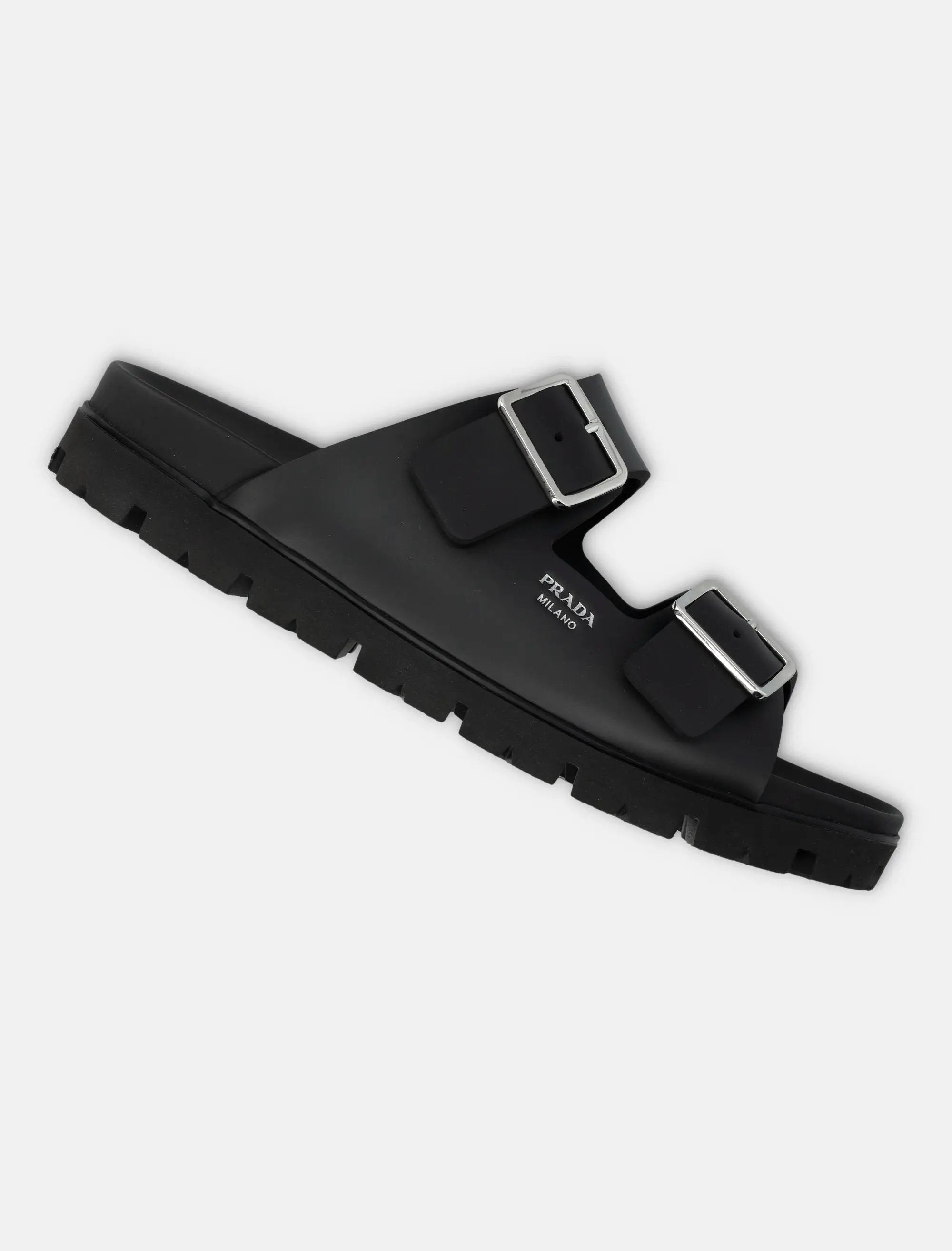 Slide Buckle Soft Cage Navy Prada оригінал – Купити в Україні – детальний вид