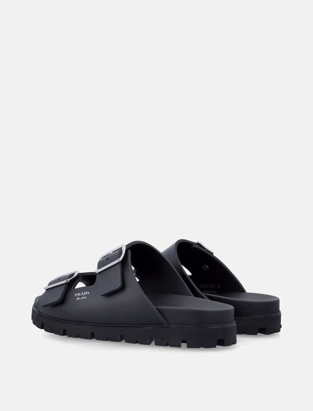 Slide Buckle Soft Cage Navy Prada оригінал – Купити в Україні – збільшений вид