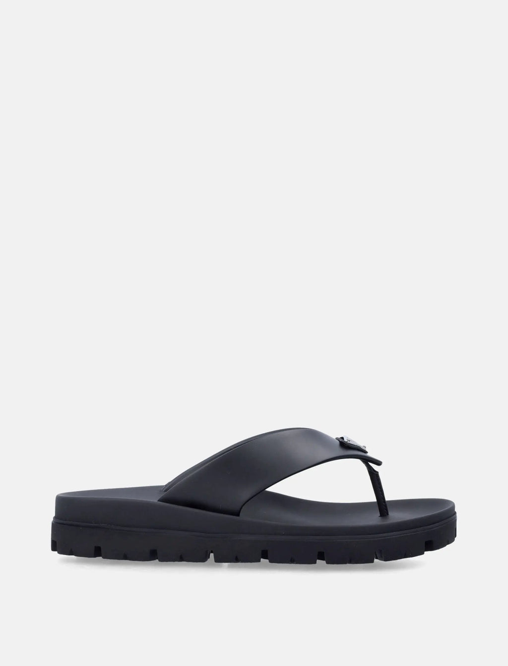 Rubber Thong Sandals Logo Prada – Гарантія оригінальності – боковий вид