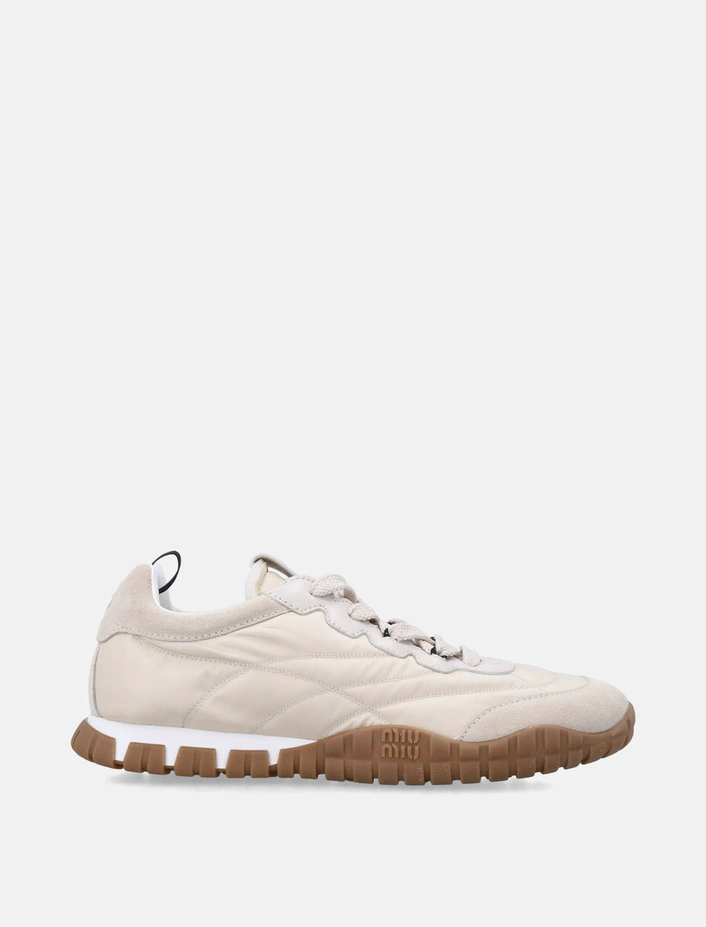 Tyre Technical Fabric And Suede Womans Sneakers Miu miu – Гарантія оригінальності – боковий вид