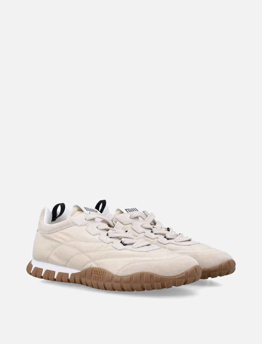 Tyre Technical Fabric And Suede Womans Sneakers Miu miu – Гарантія оригінальності – детальний вид