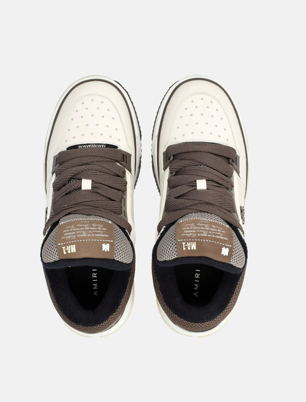 Ma 1 Leather Mesh Sneakers Amiri – Гарантія оригінальності – вид ззаду