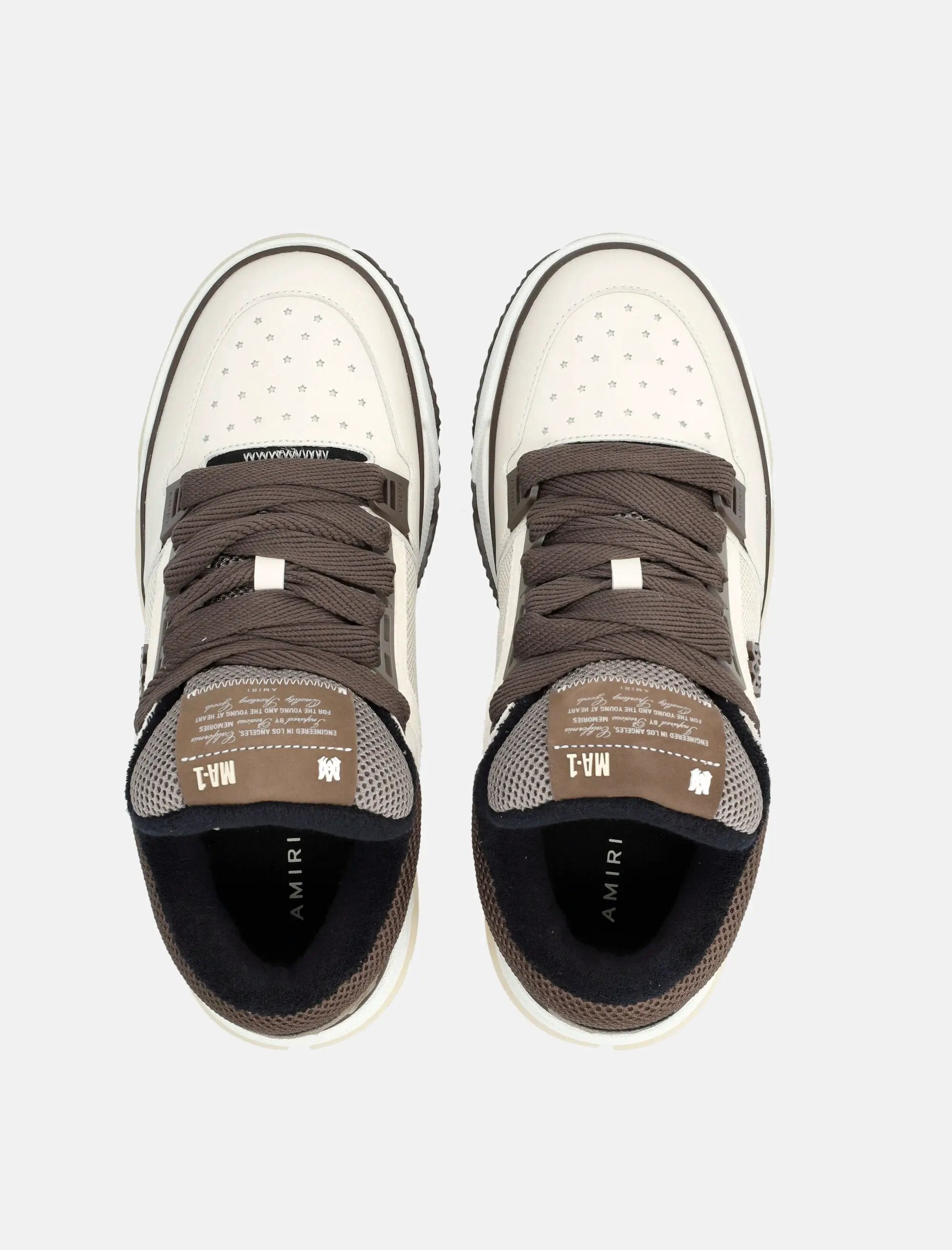 Ma 1 Leather Mesh Sneakers Amiri – Гарантія оригінальності – вид ззаду