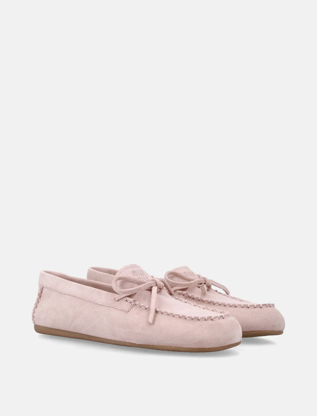 Suede Leather Loafer Miu miu – Гарантія оригінальності – вид ззаду