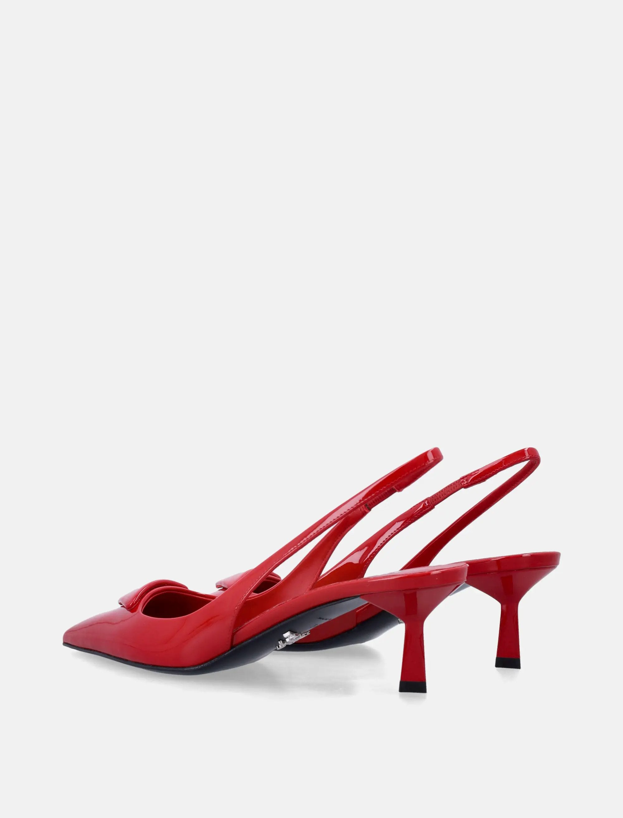 Оригінальна Red Patent Slingback Pumps Prada – збільшений вид