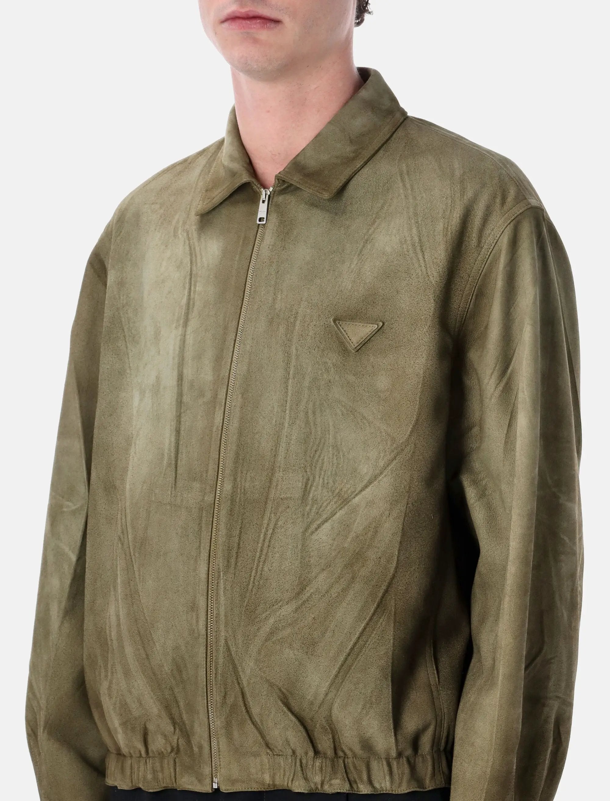 Suede Zip Jacket Prada оригінал – Купити в Україні – детальний вид