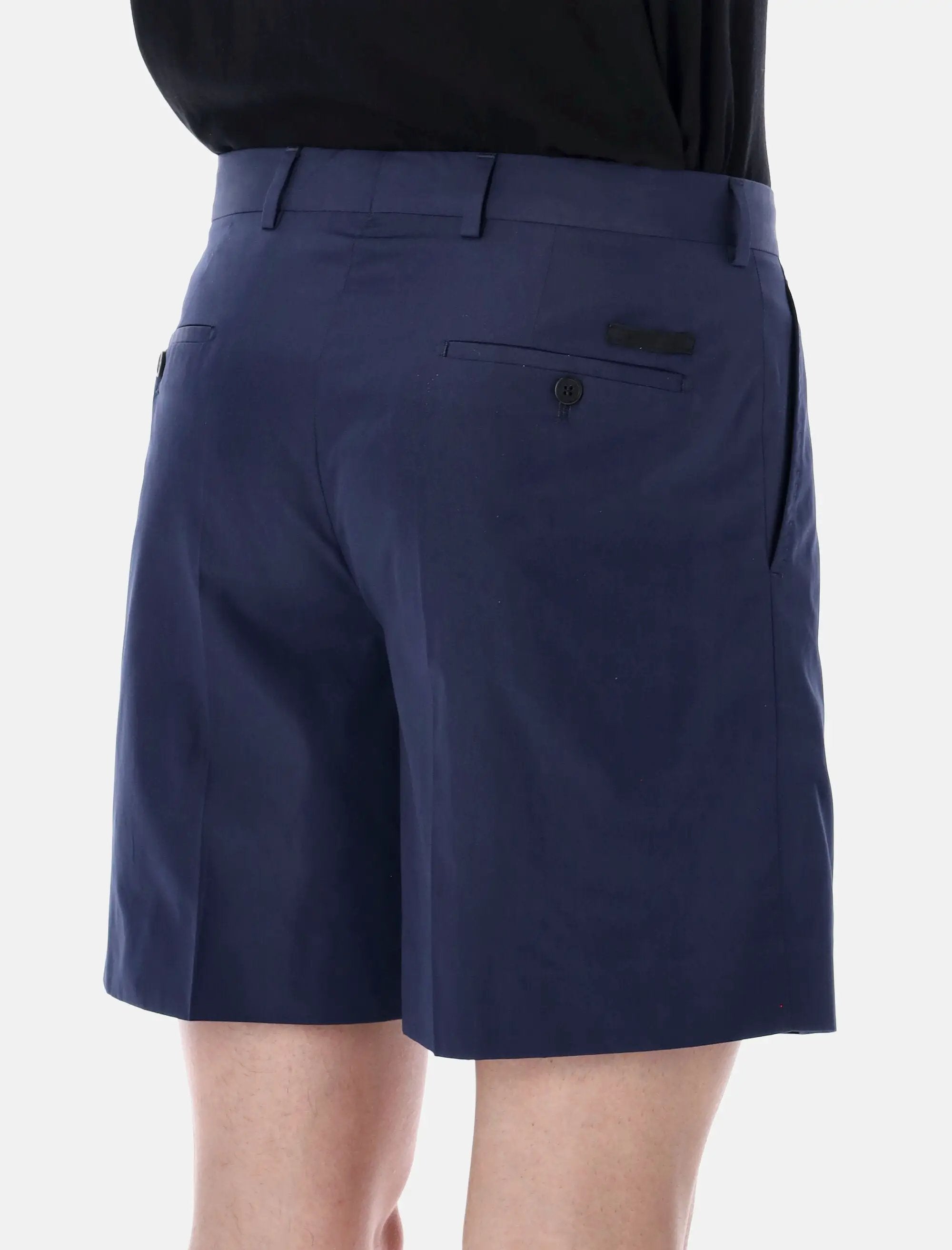 Tailored Cotton Bermuda Shorts Prada оригінал – Купити в Україні – детальний вид