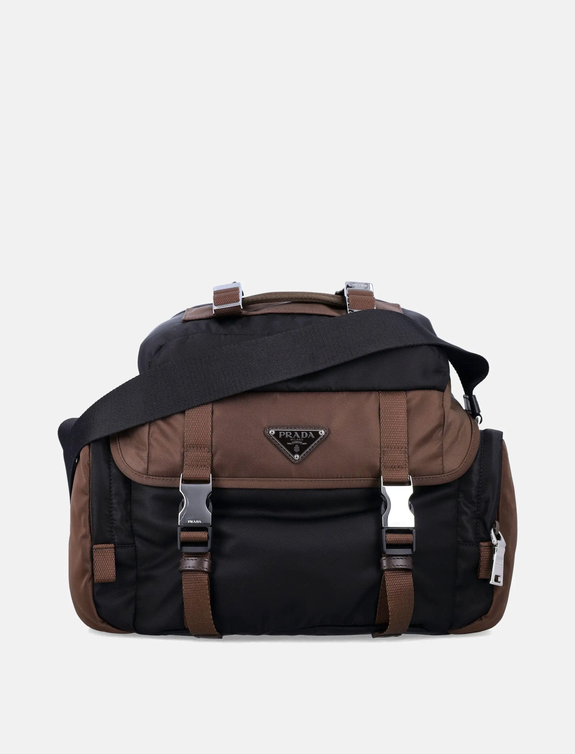 Оригінальна Re Nylon And Leather Shoulder Bag Prada – боковий вид