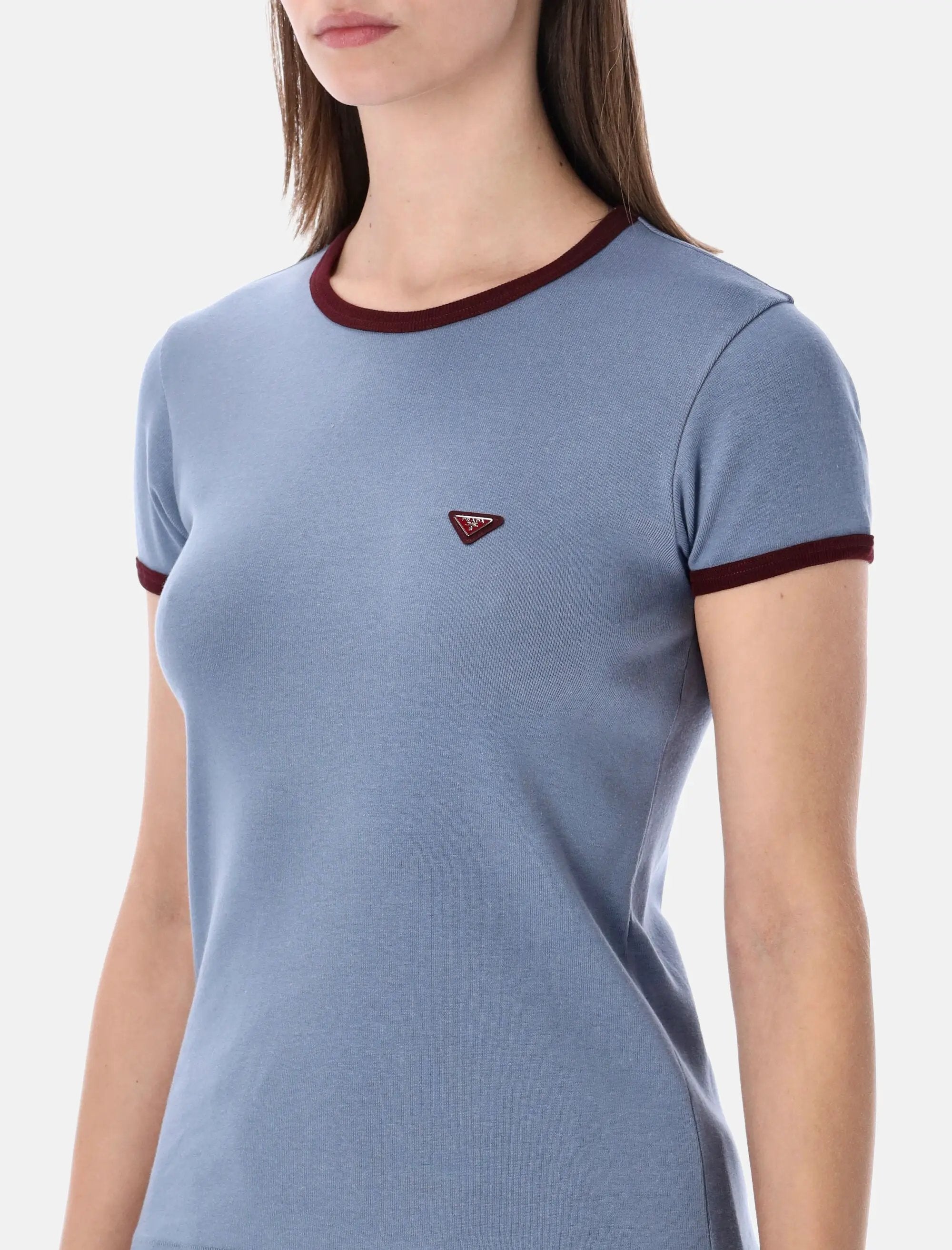 Cotton Logo T Shirt Prada оригінал – Купити в Україні – детальний вид