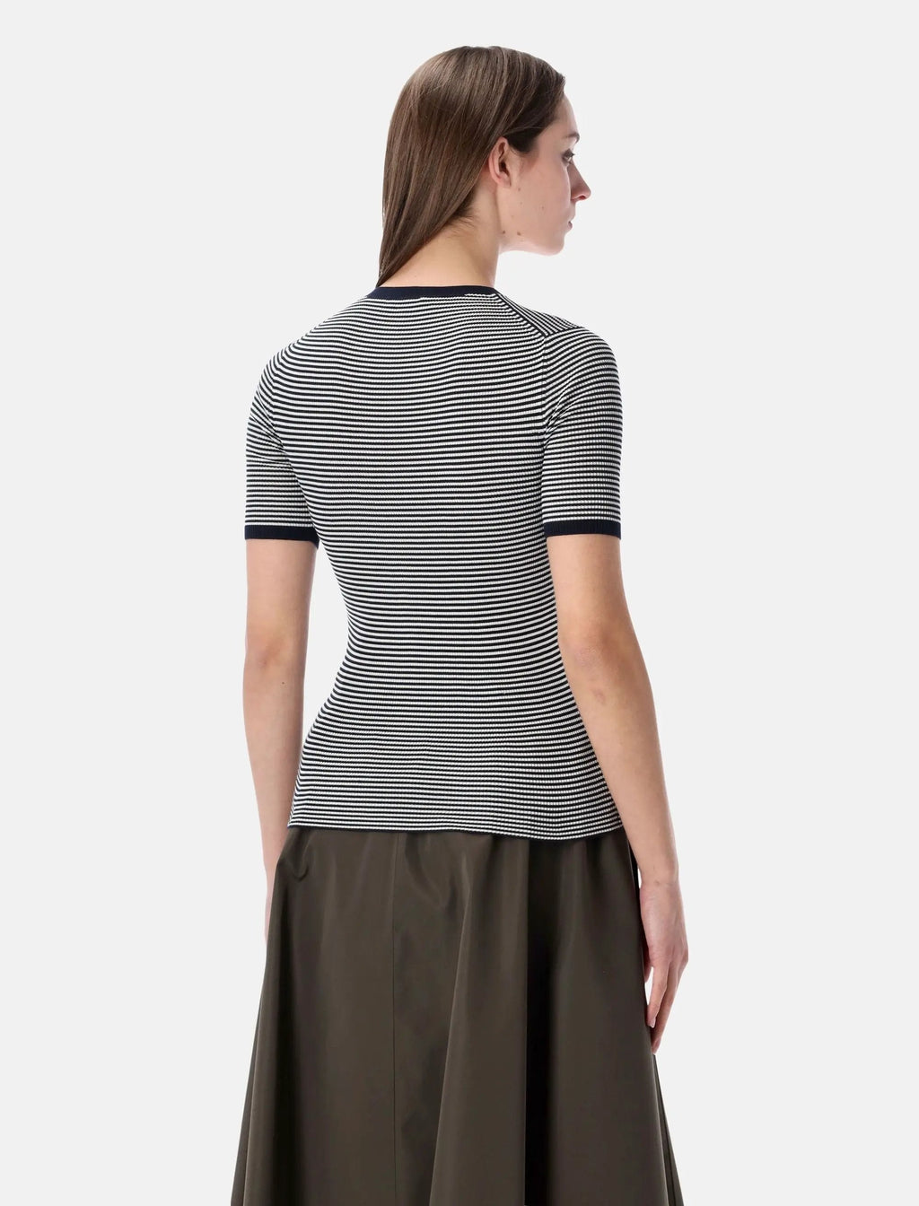 Оригінальна Silk Striped Sweater Prada – вид ззаду