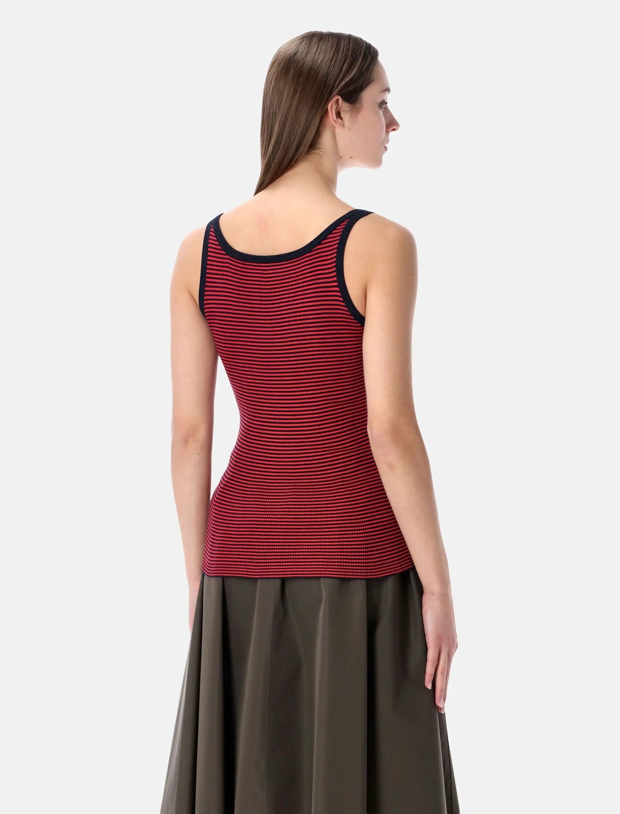 Silk Striped Tank Top Prada оригінал – Купити в Україні – вид ззаду