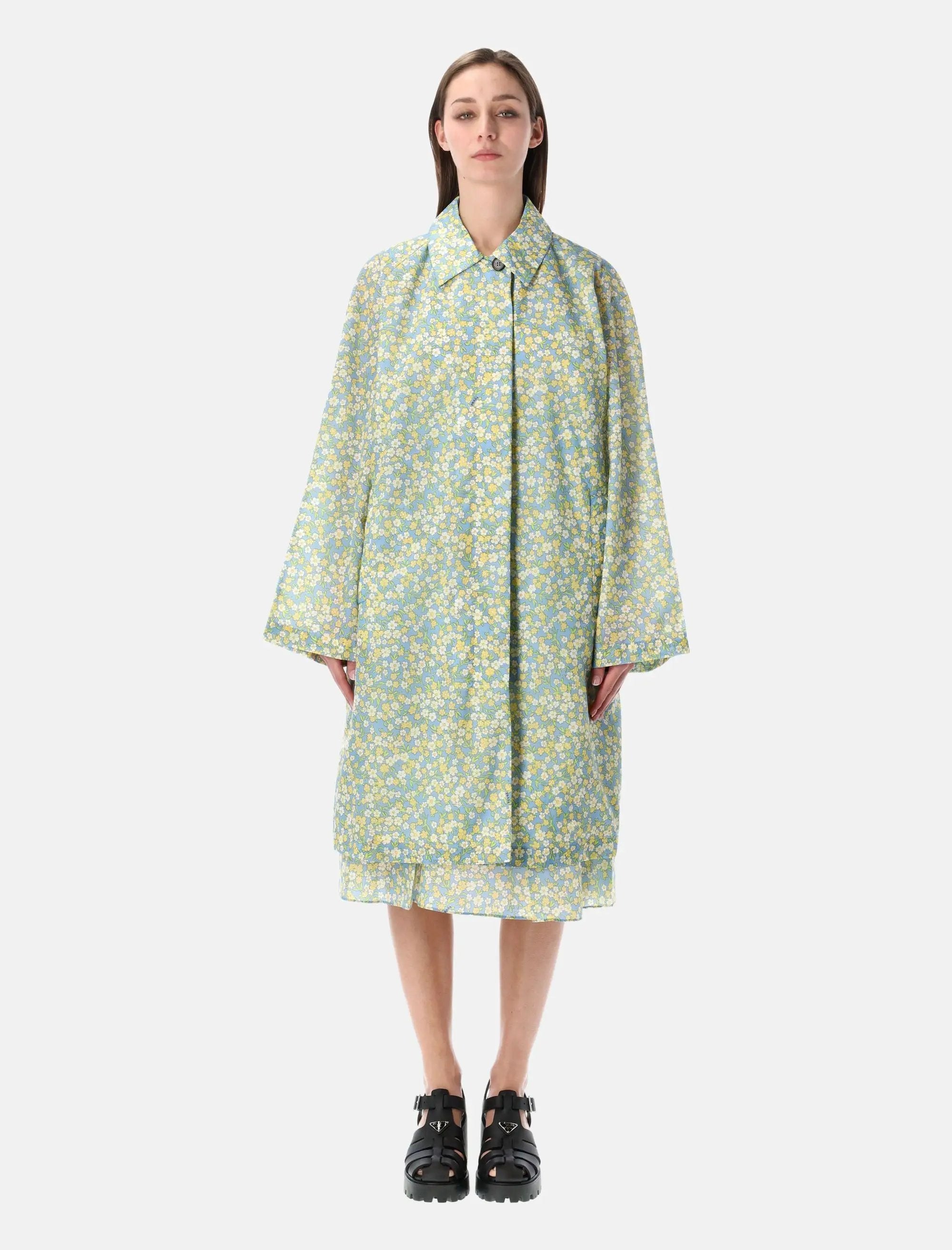 Blossom Trench Coat Prada оригінал – Купити в Україні – боковий вид