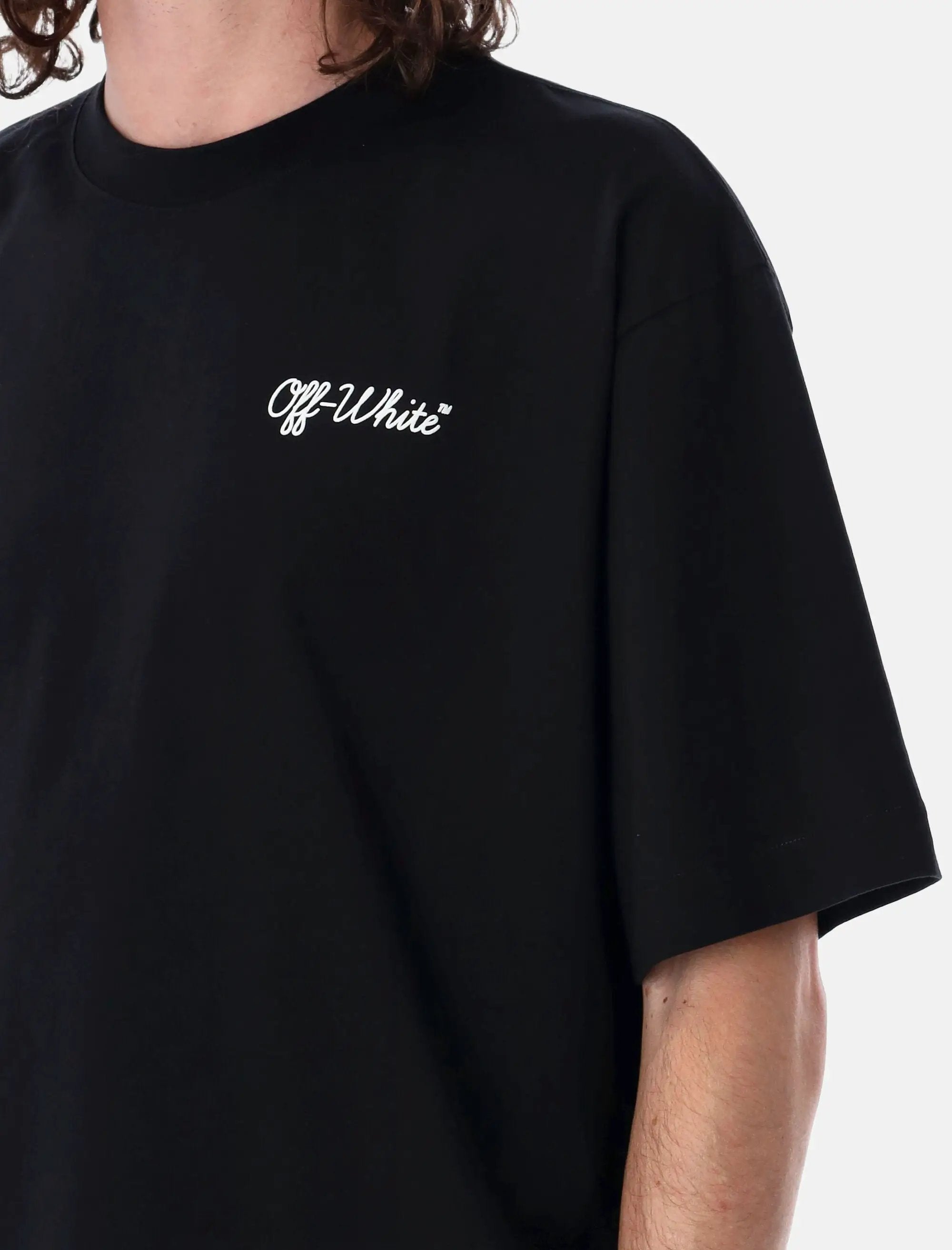 Оригінальна Black Script T Shirt Off-white – детальний вид
