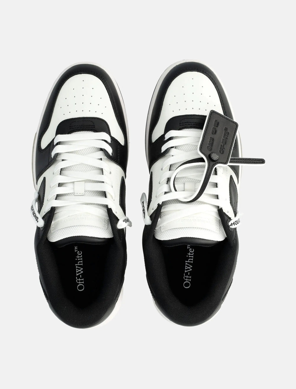Out Of Office Low Top Leather Sneakers Off-white оригінал – Купити в Україні – вид ззаду