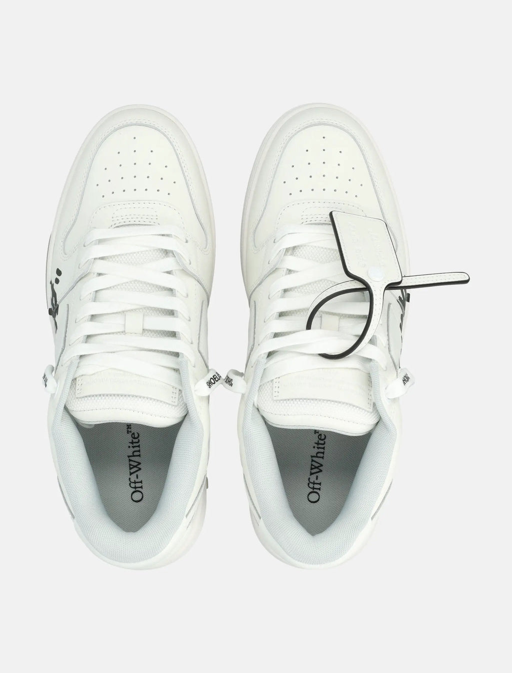 Оригінальна Out Of Office For Walking Leather Sneakers Off-white – вид ззаду